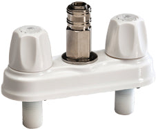 Empire Faucets CRD-EMPR-QDC-WHT 4" Quick Disconnect Valve with Metal Quick Connecter - White