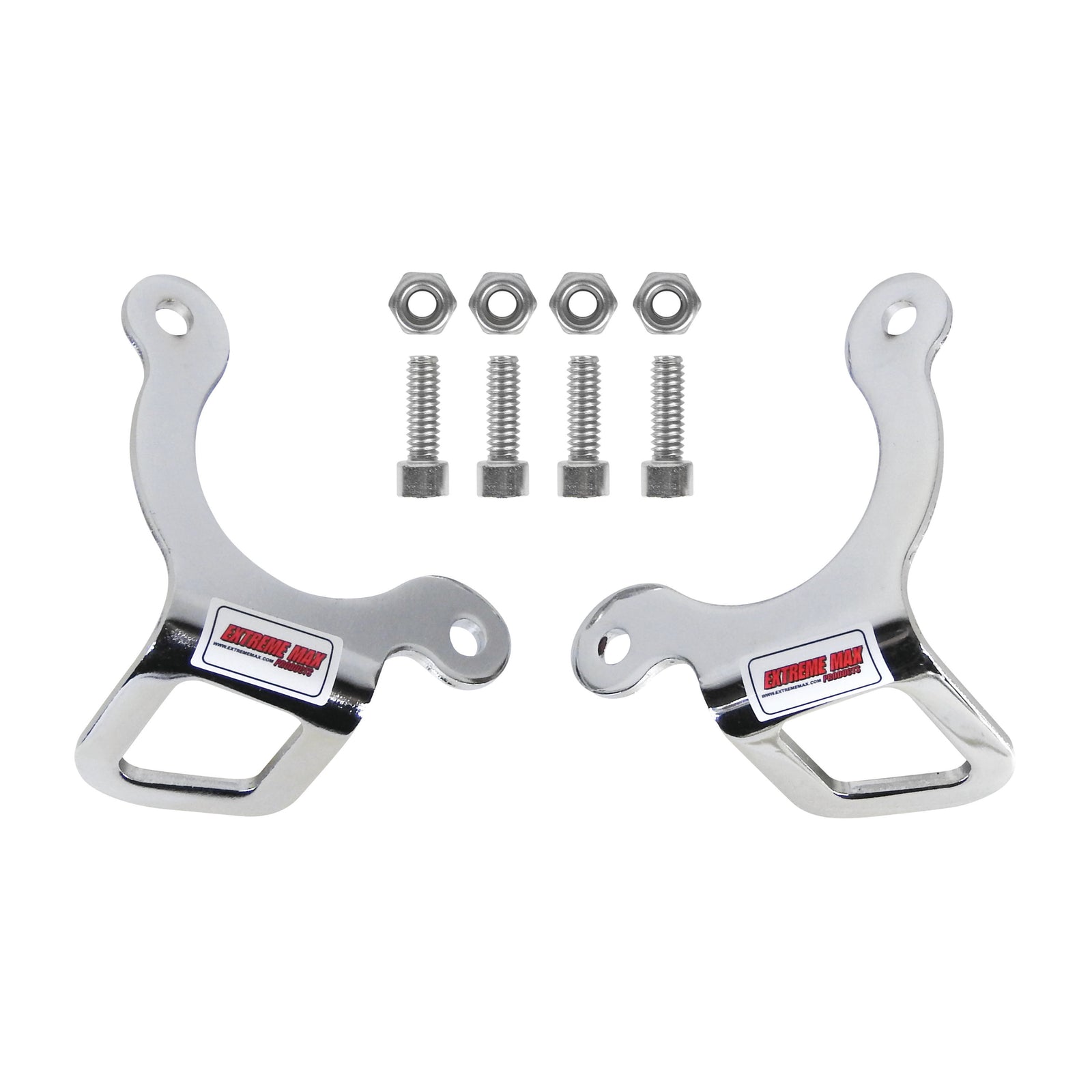 Extreme Max 5001.5804 Front-End Tie-Down Bracket for Indian Chieftain and Roadmaster Motorcycles - Chrome