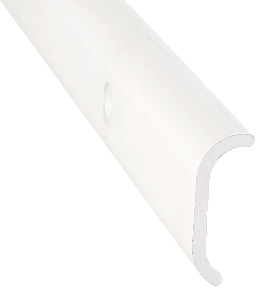 AP Products 021-86001-16 Aluminum Short Leg Trim - 16', Polar White (Pack of 5)