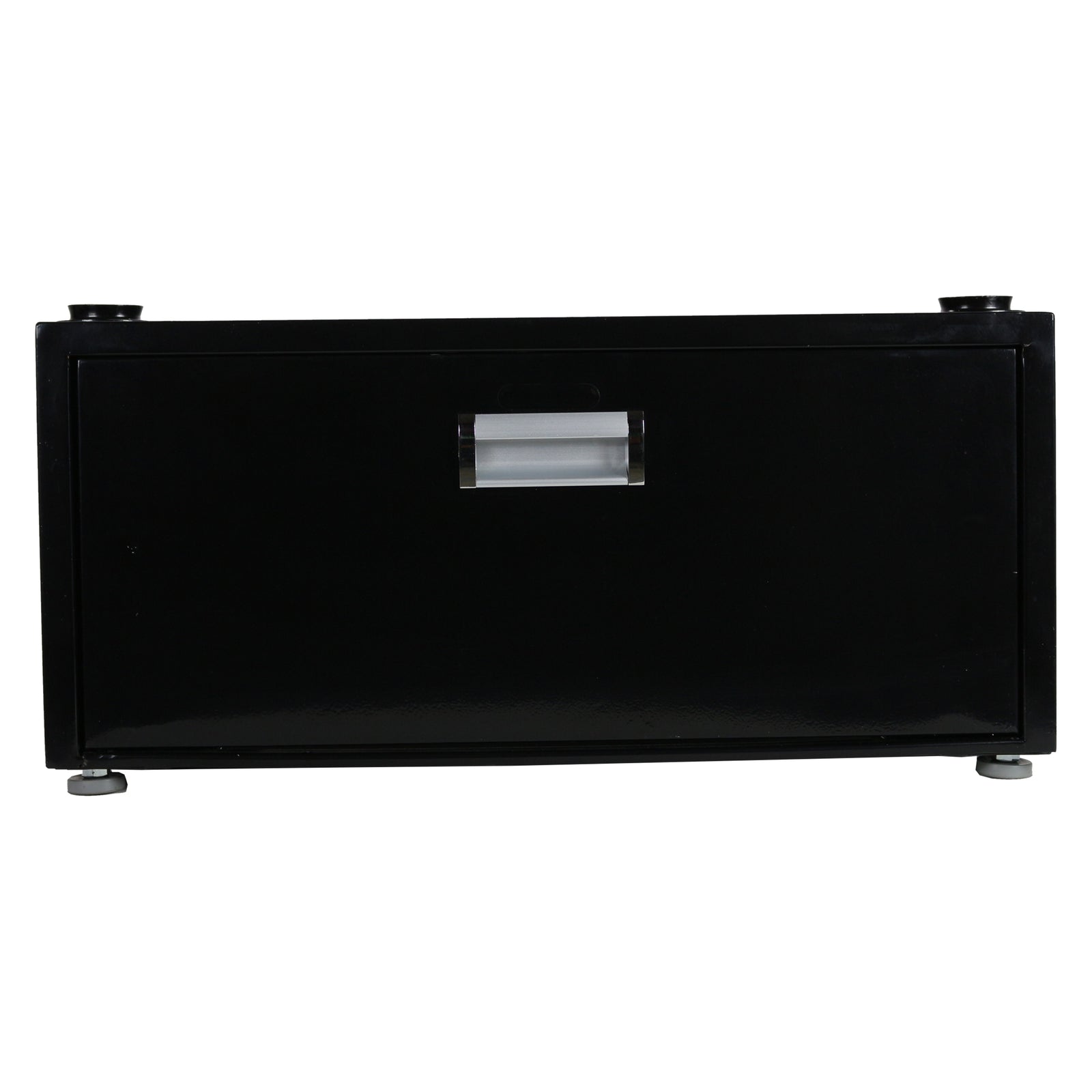 Pinnacle 21-4455B Pedestal with Drawer - 11.5", Black