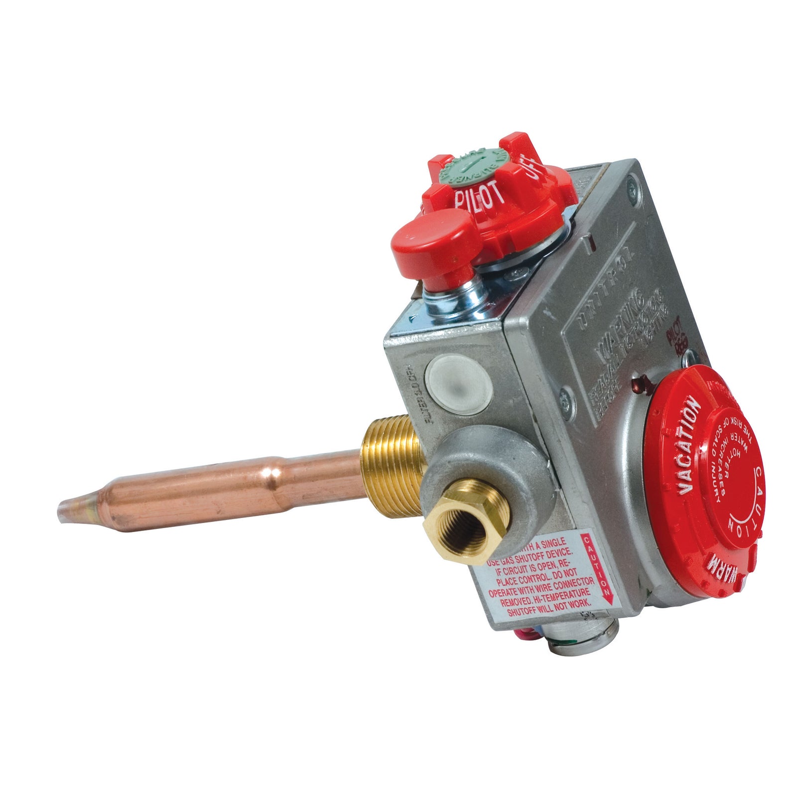 Camco 08651 Gas Controls - 3/8" Fpt Inlet With 3/8" Fpt Outlet, 1-1/2" Shank