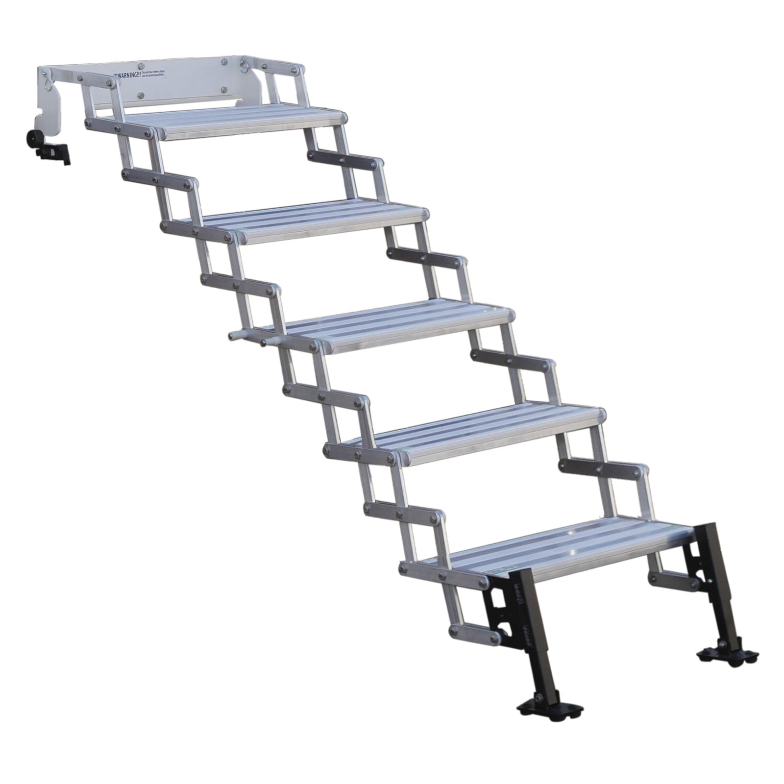 Torklift A7845 SMARTSTEP GlowStep Stow N' Go Step - 5 Step, White Bracket