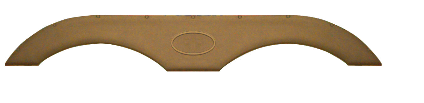 Icon 01827 Tandem Axle Fender Skirt FS1770 for Keystone - Taupe