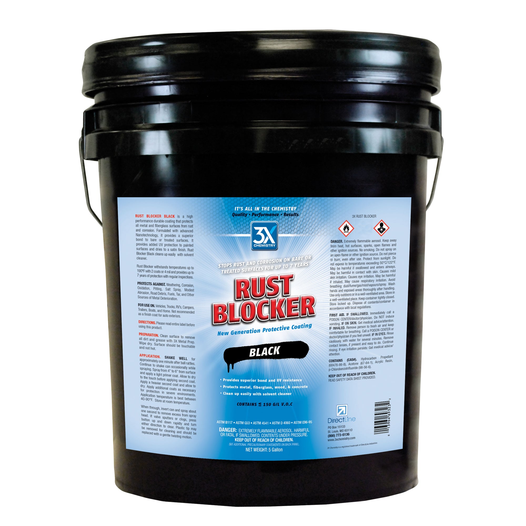 AP Products 388 Rust Blocker Black 5 Gallon