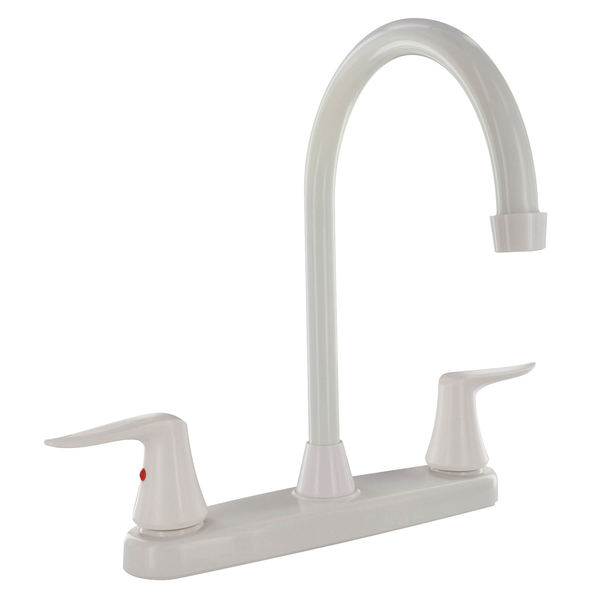 PF221204 Faucet 8" Deck White Hi-Arc Spout 2-Handle