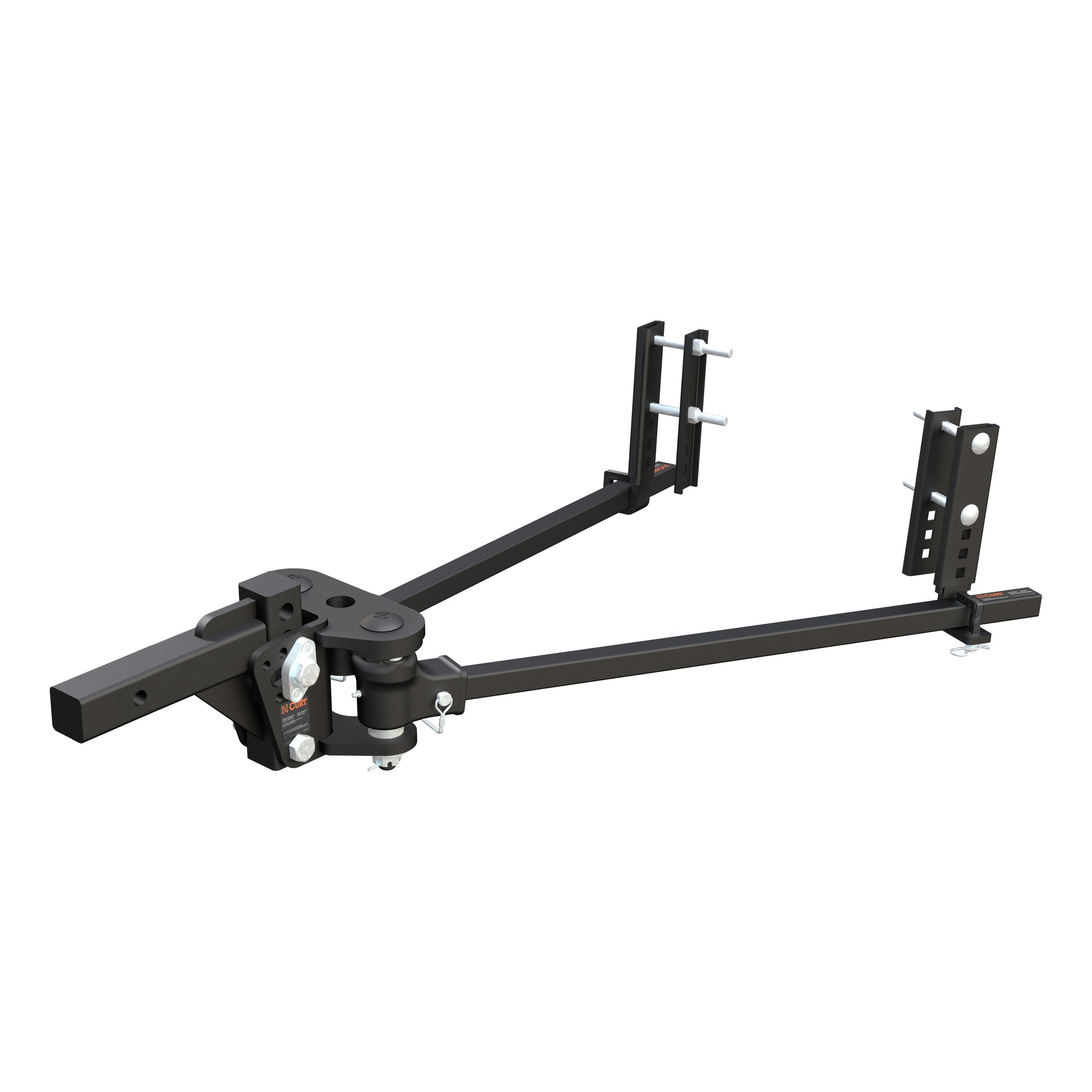 CURT 17499 TruTrack Light-Duty Weight Distribution Hitch with Sway Control, Up to 8K, 2" Shank