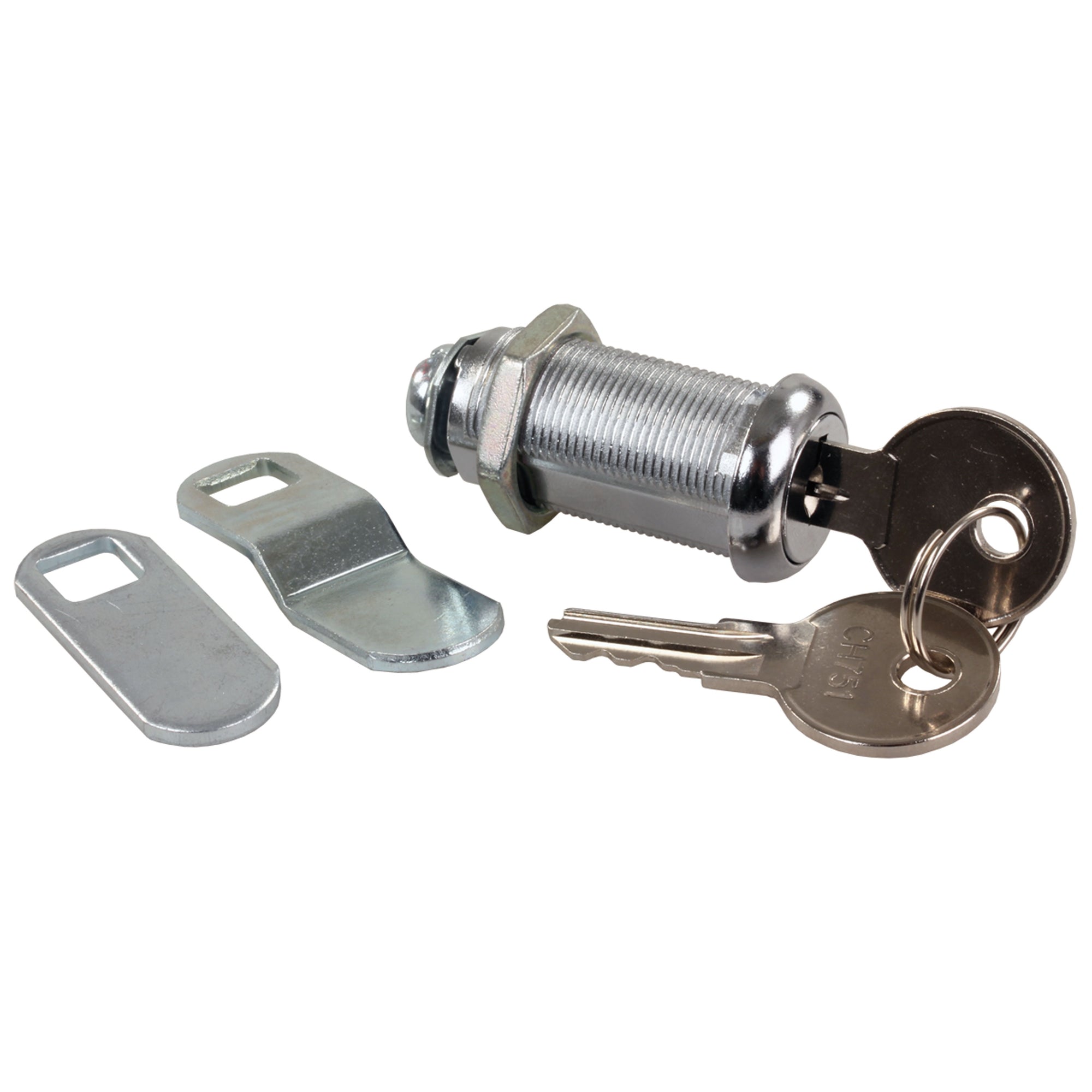 JR Products 00335 Standard Compartment Door Key Lock - 1-3/8"