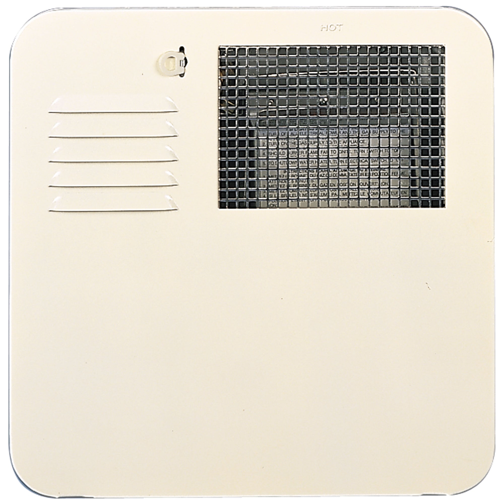 Suburban 6261ACW Radius Corner Door for 4/6 Gallon Water Heater - Colonial White
