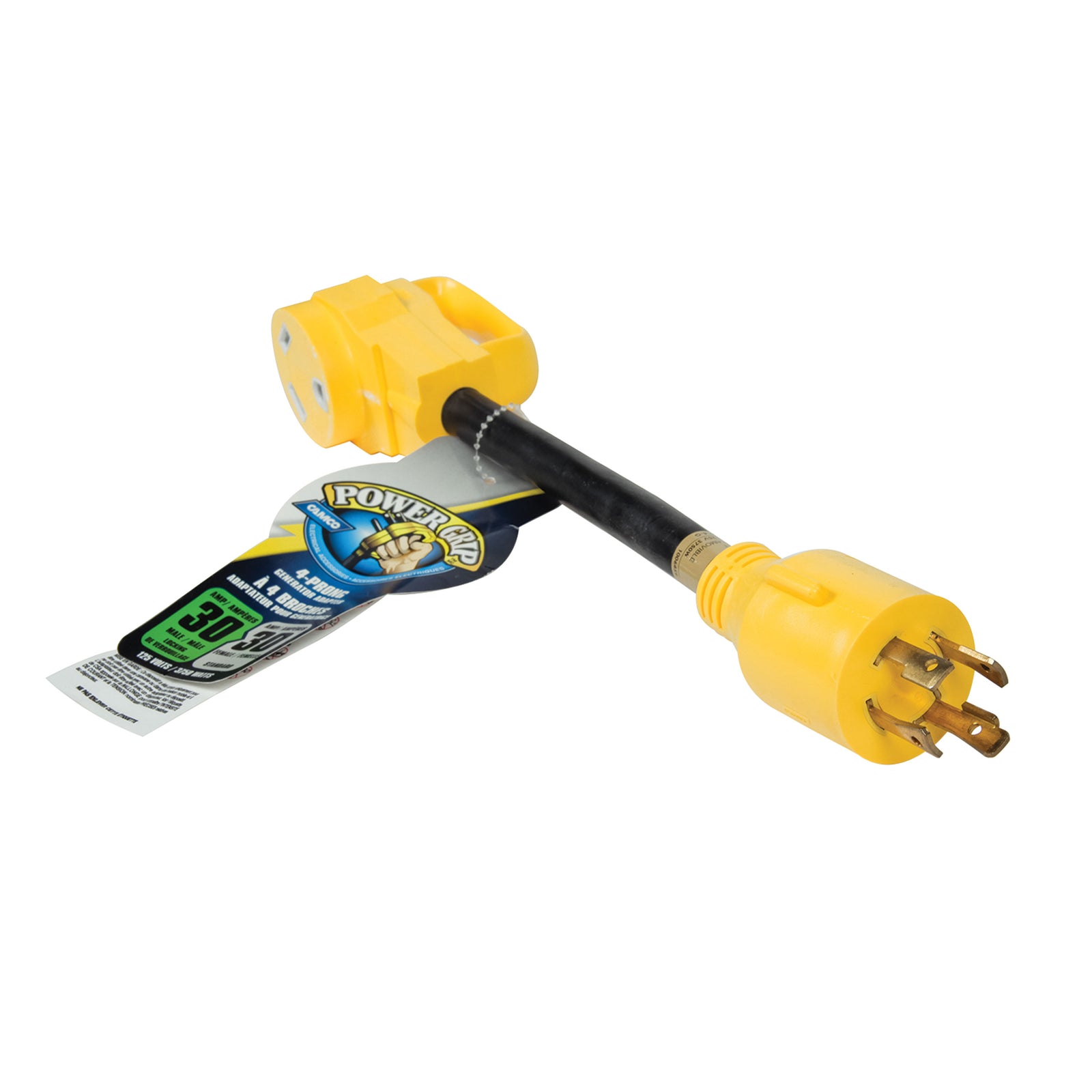 Camco 55382 PowerGrip 4 Prong Generator Dogbone Adapter