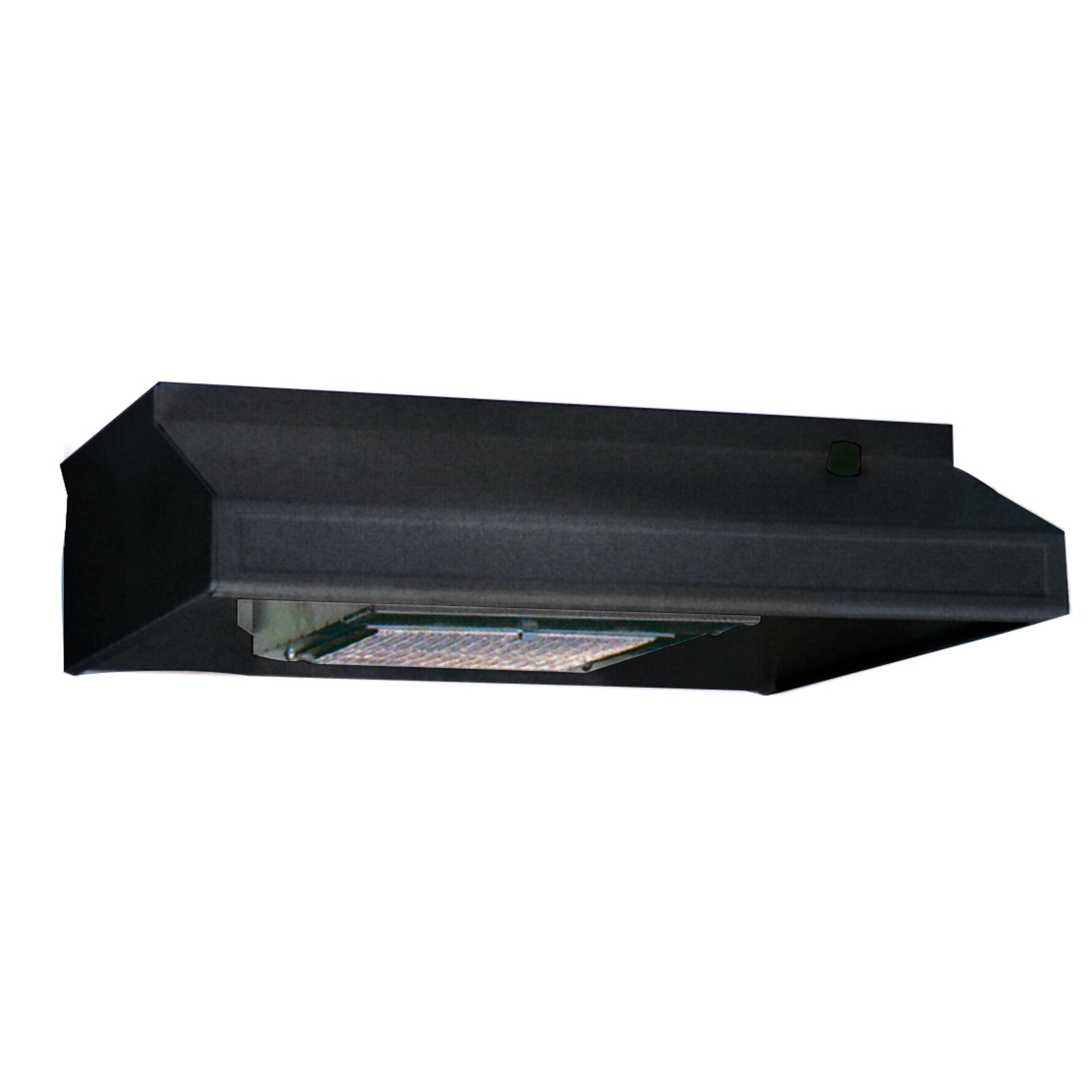 Ventline S0721-22BC-F S0721 Series Smooth 12V DC Range Hood - 12" x 22", Black