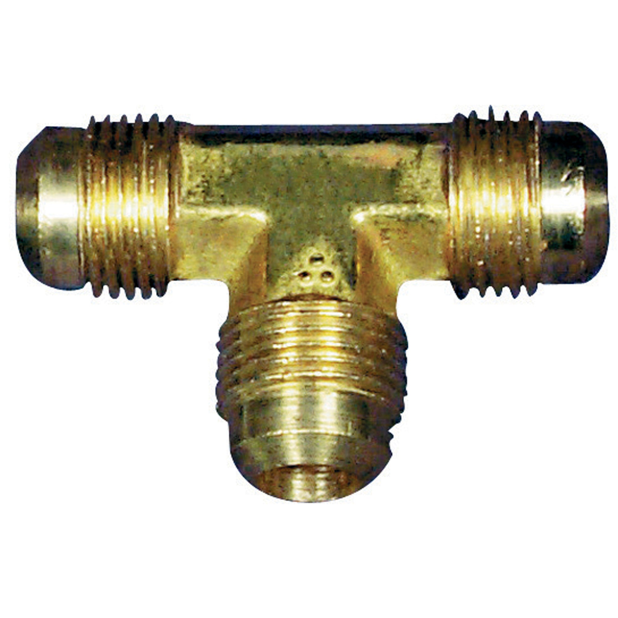 Midland Metal 10-161 SAE 45 Degree Flare Union Tee - 3/8 in. x 3/8 in. x 3/8 in., Each
