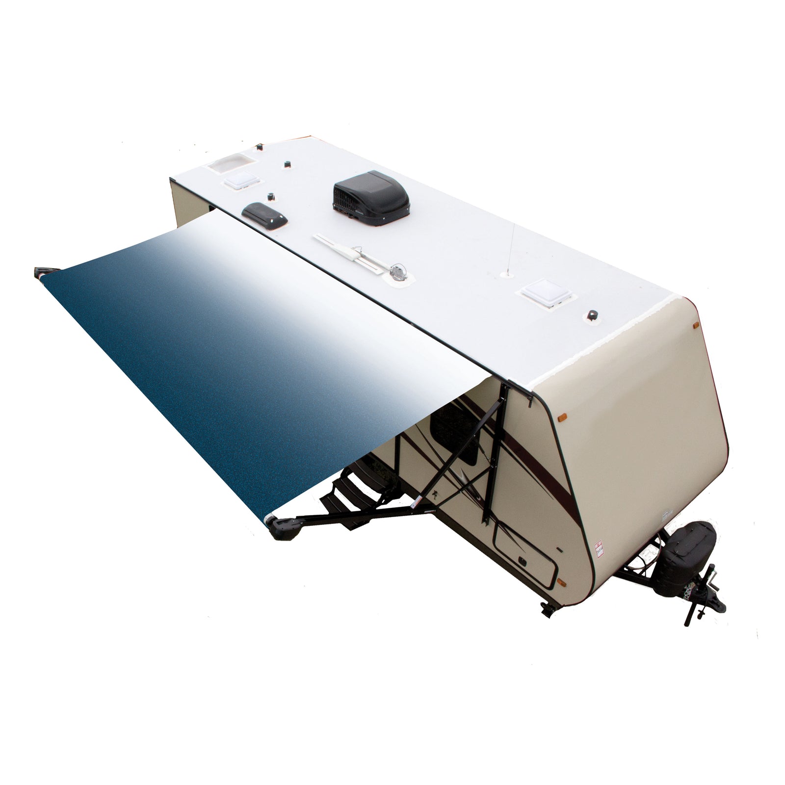 Lippert V000286924 Solera Standard Power/Manual Roller Assembly - 21', Blue Fade