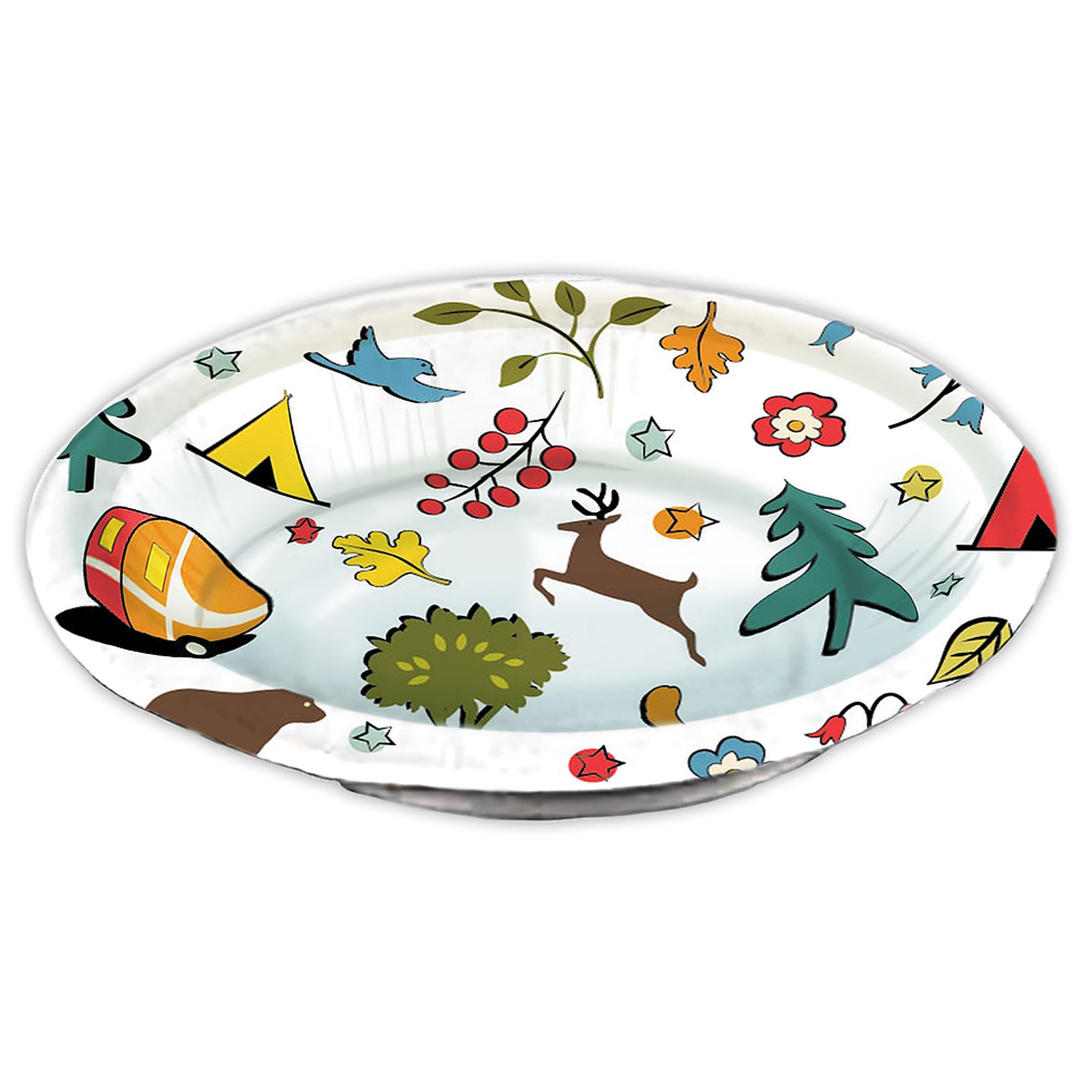 Camp Casual CC-007WB Into the Woods Eco-Friendly Paper Bowls - 20 oz., Pack of 24