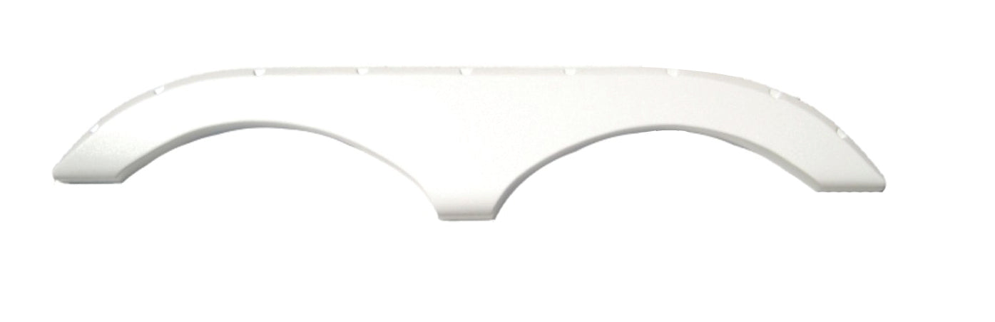 Icon 01624 Tandem Axle Fender Skirt FS770 for Pilgrim - Polar White