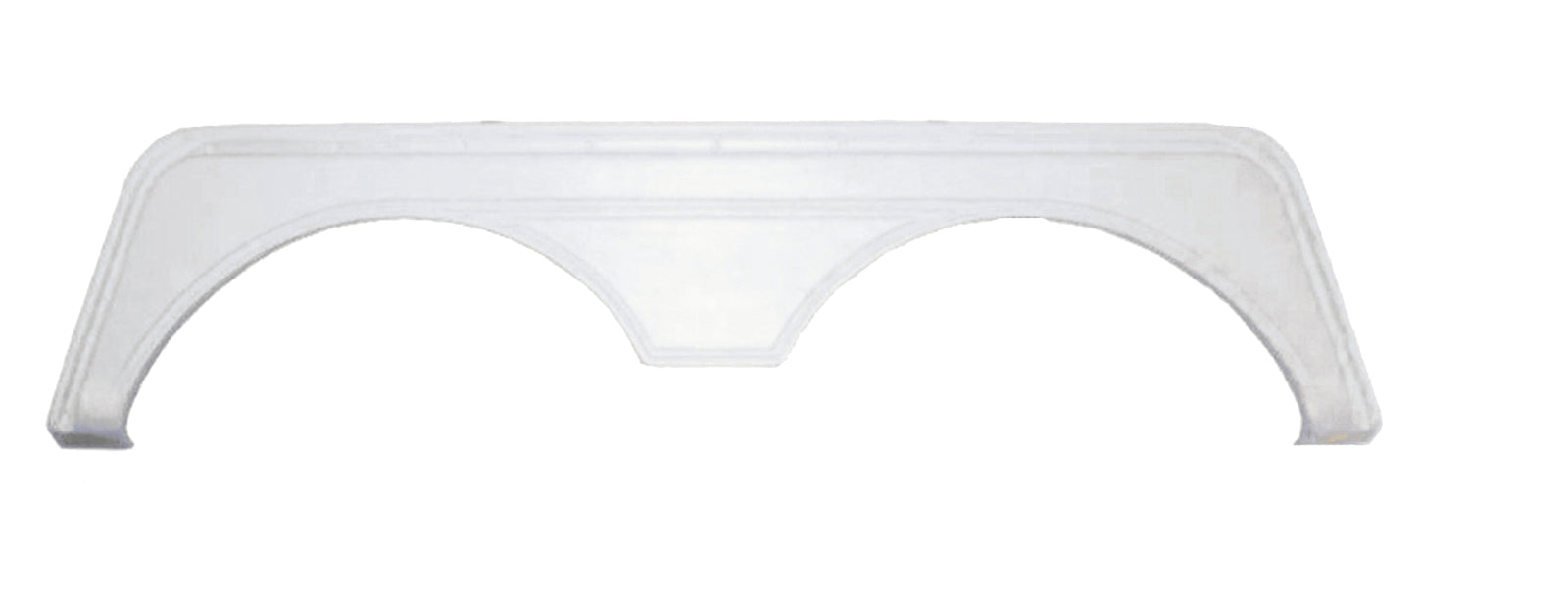 Icon 00418 Tandem Axle Fender Skirt FS669 - Polar White