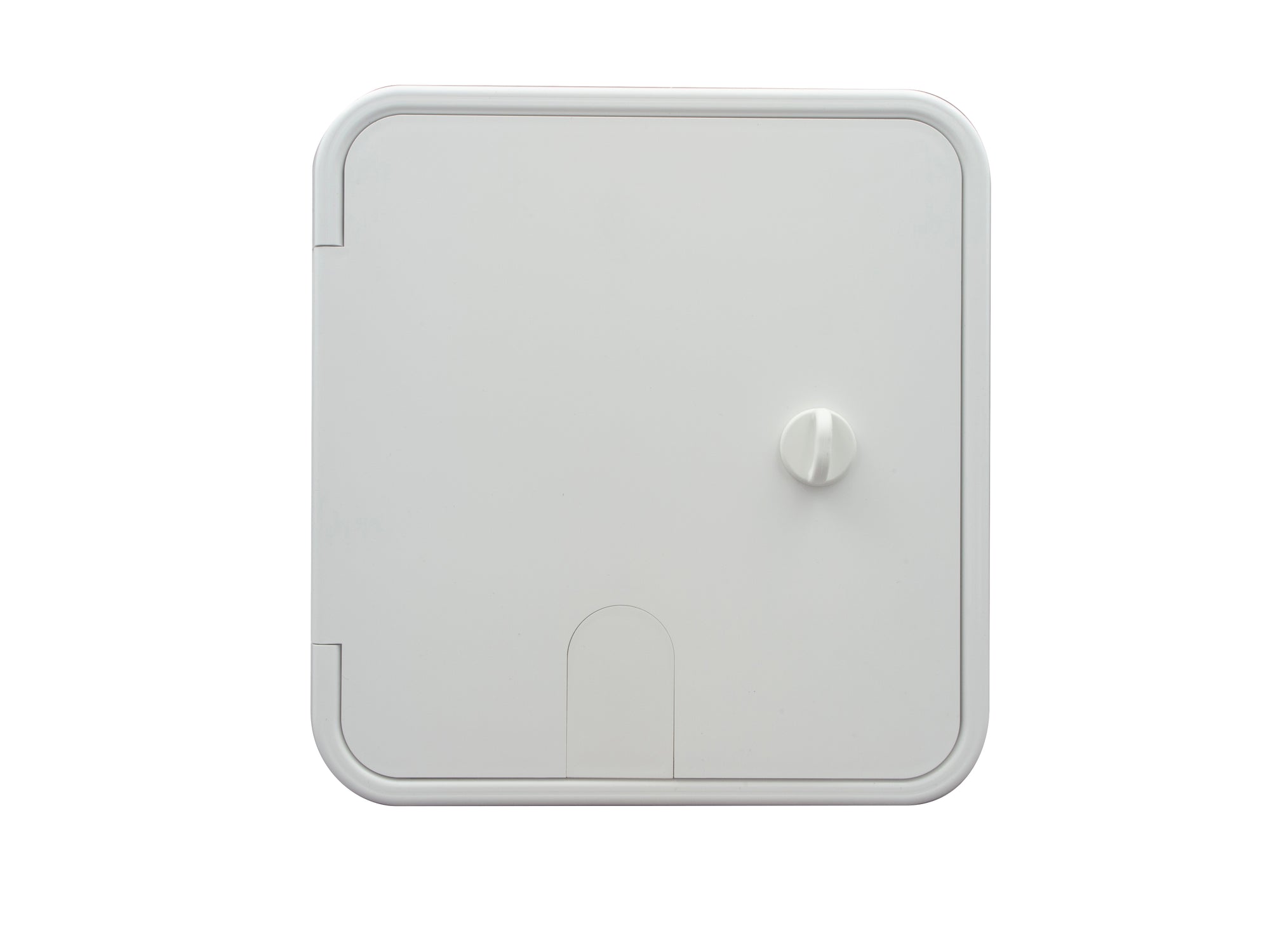 Thetford 94339 Large 30/50 Amp Electric Cable Hatch with Thumb Latch - Polar White