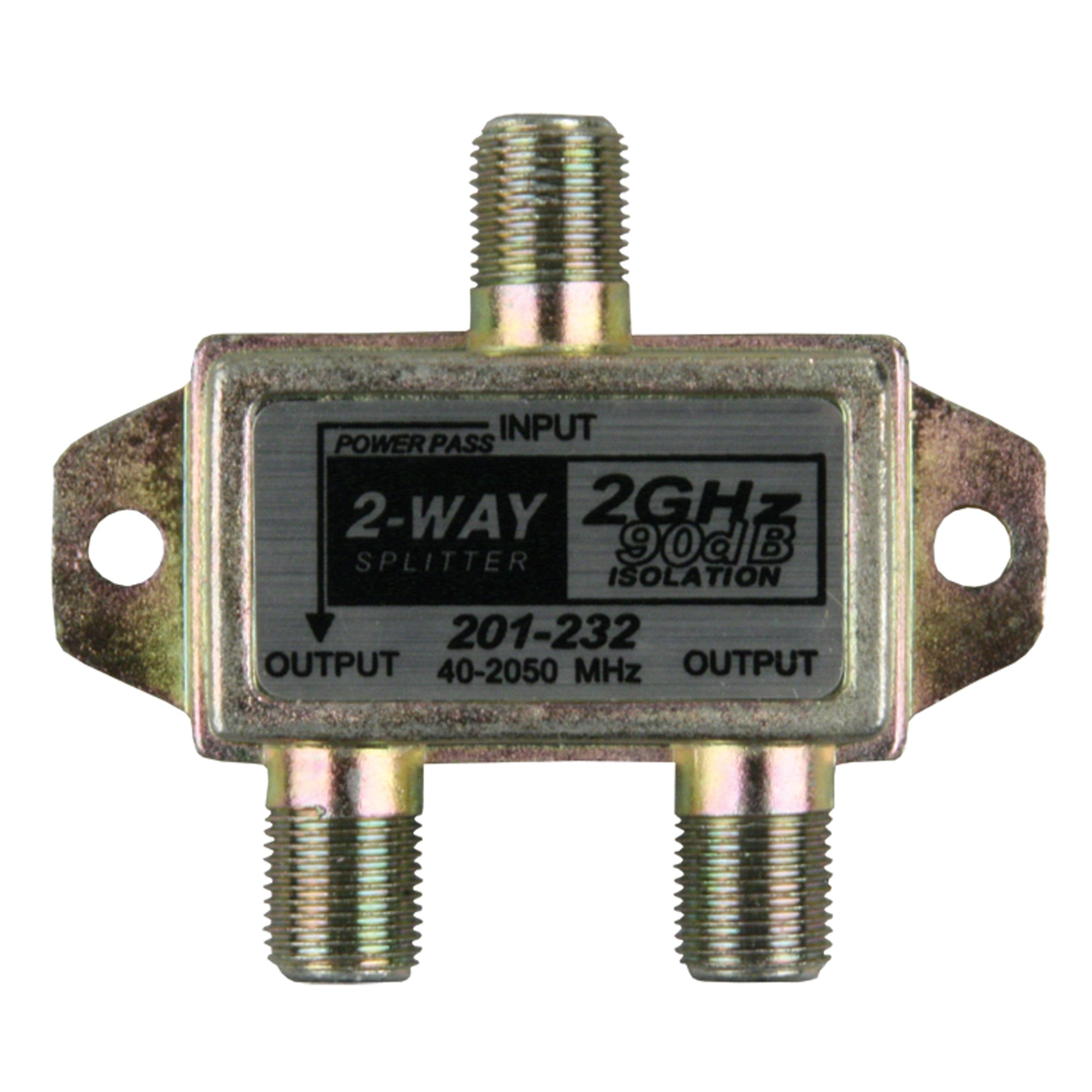 JR Products 47355 2 GHz HD Satellite Line Splitter - 2-Way