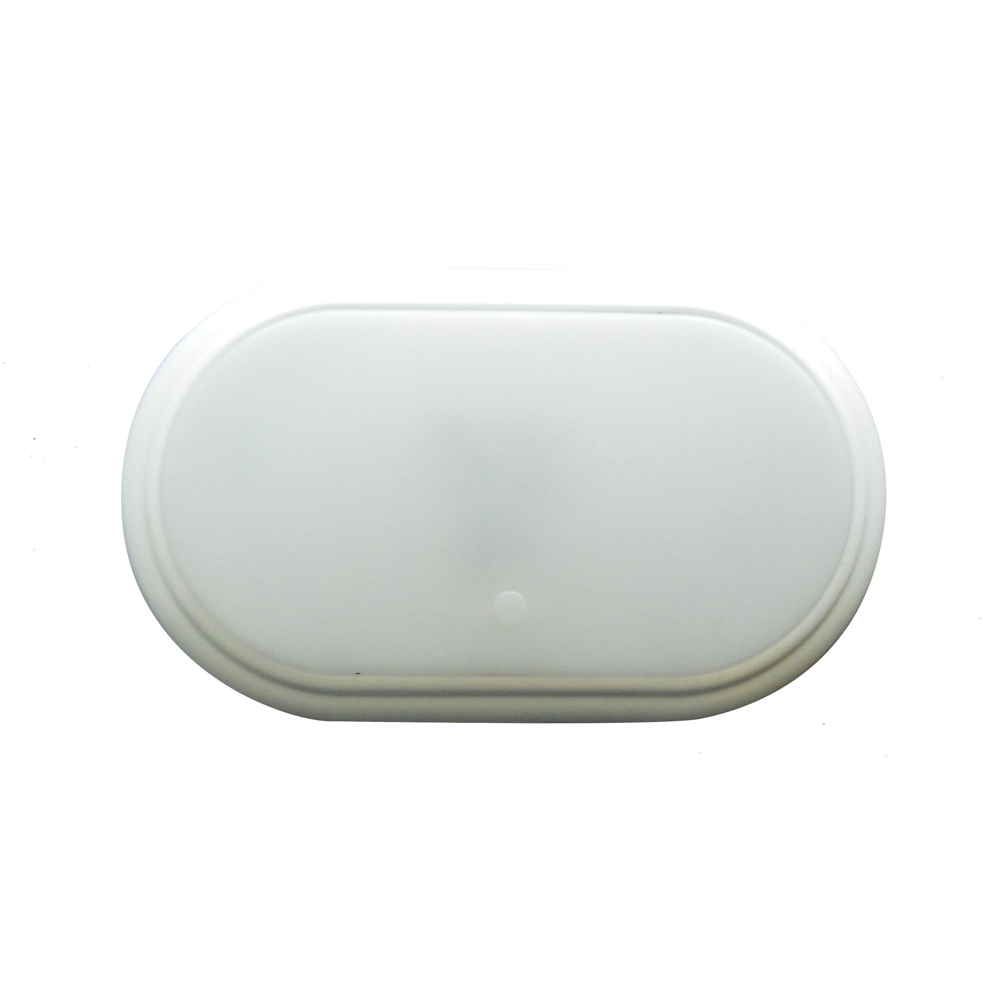 Fasteners Unlimited 001-1030WS Surface Mount LED Oval Ceiling/Under-Cabinet Light With Switch - White, 8.15 in. x 4.8 in.