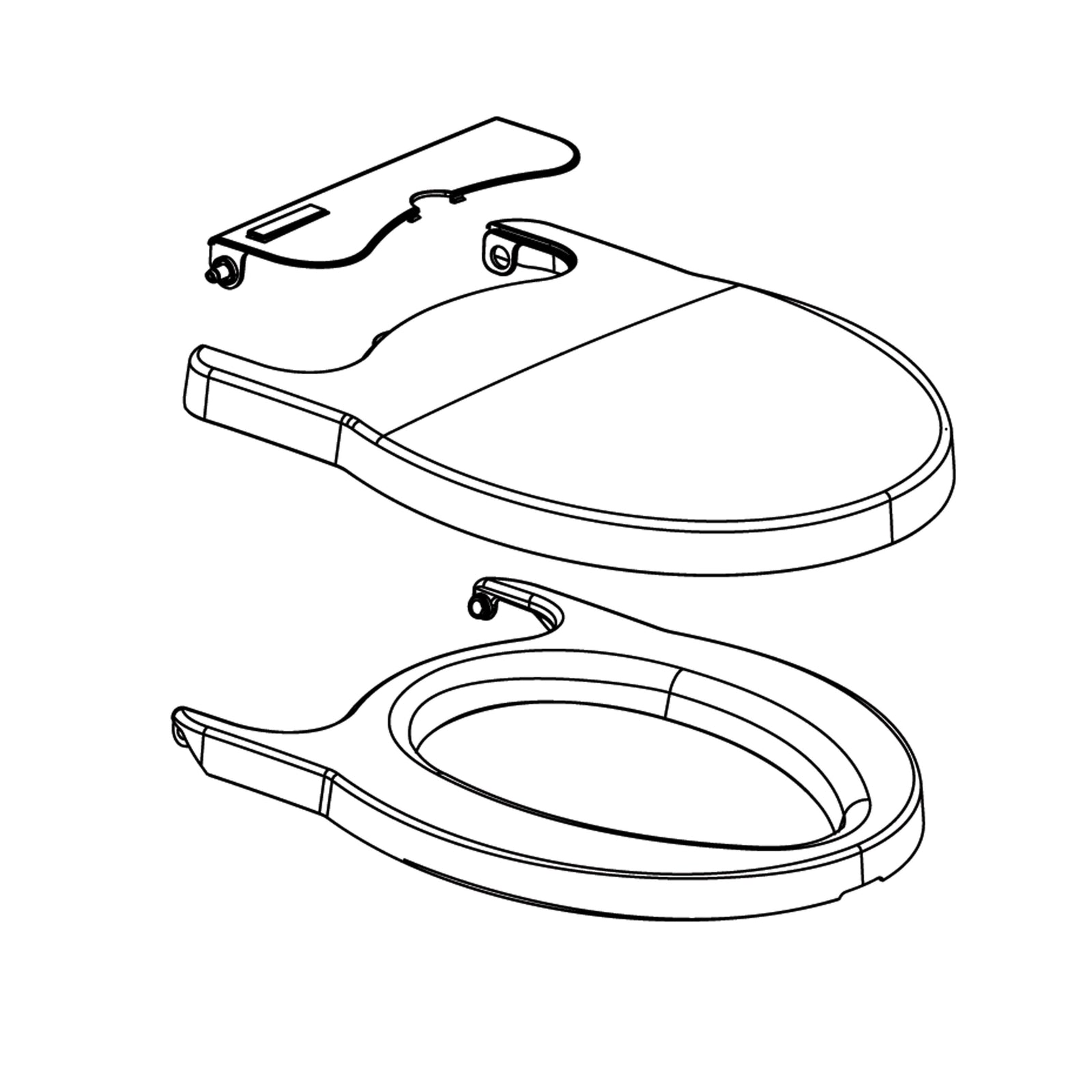 Thetford 92403 Seat and Cover for Porta Potti Curve