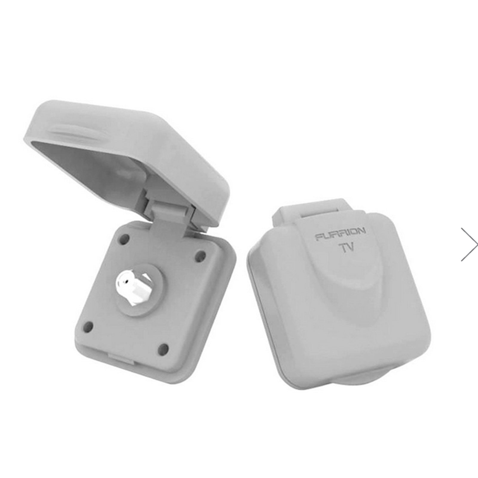 Lippert 384126 TV Inlet - Gray