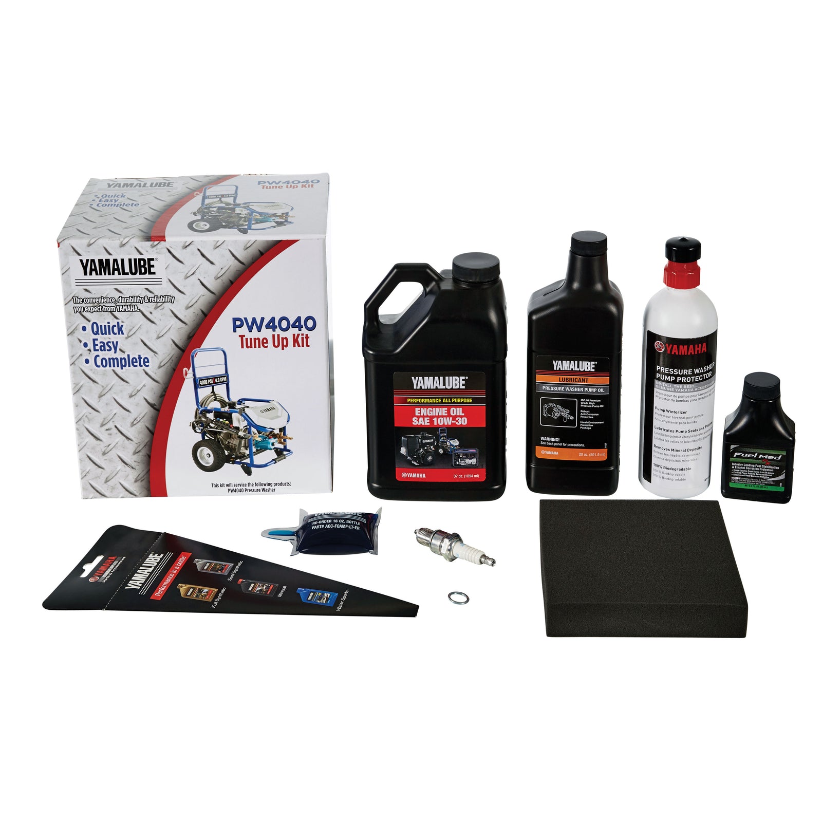 Yamaha LUB-P4040-KT-00 Yamalube Pressure Washer Tune-Up Kit - PW4040