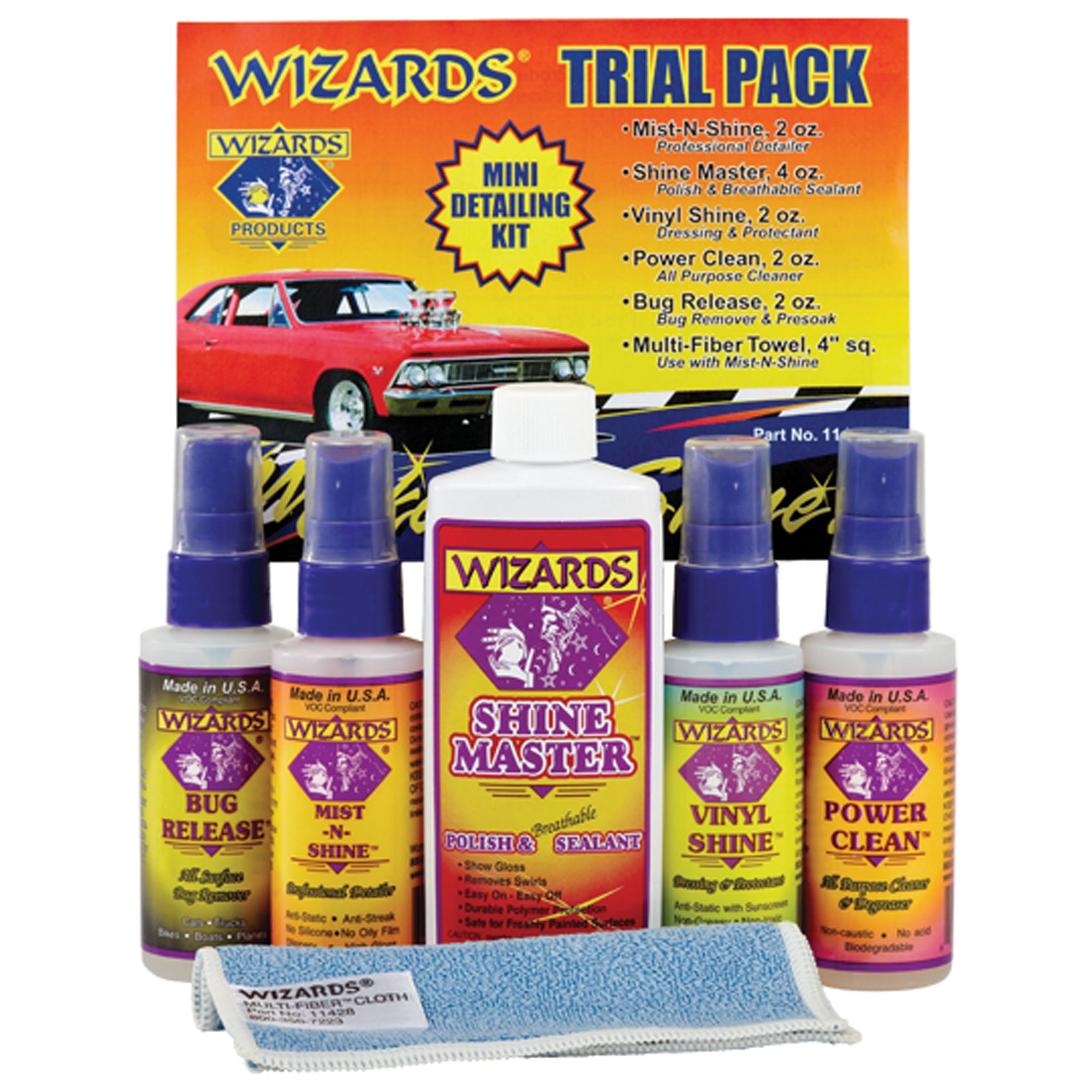 Wizards 11480 Trial Pack Mini Detailing Kit