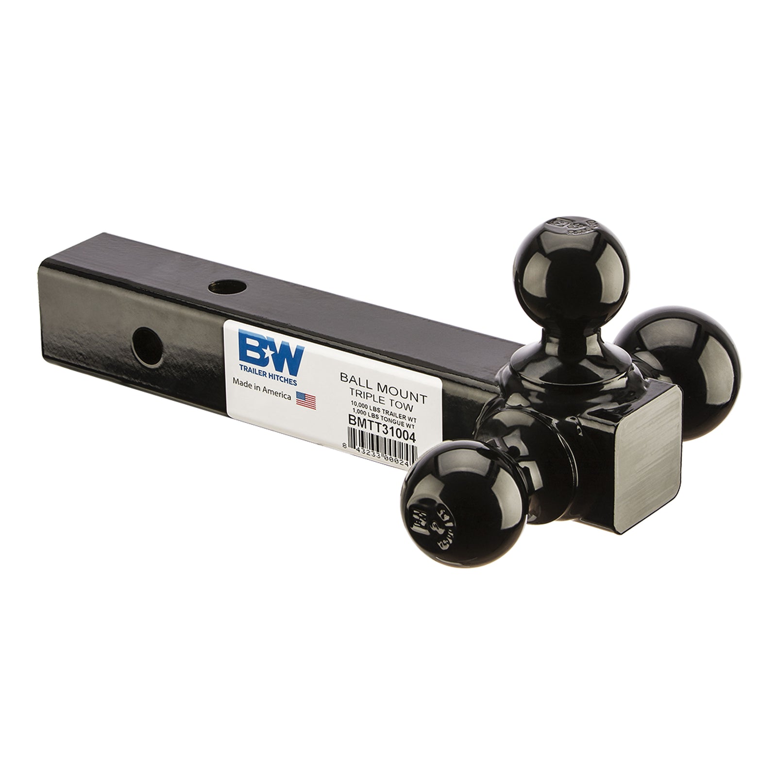B&W Trailer Hitches Triple Tow Ball Mount