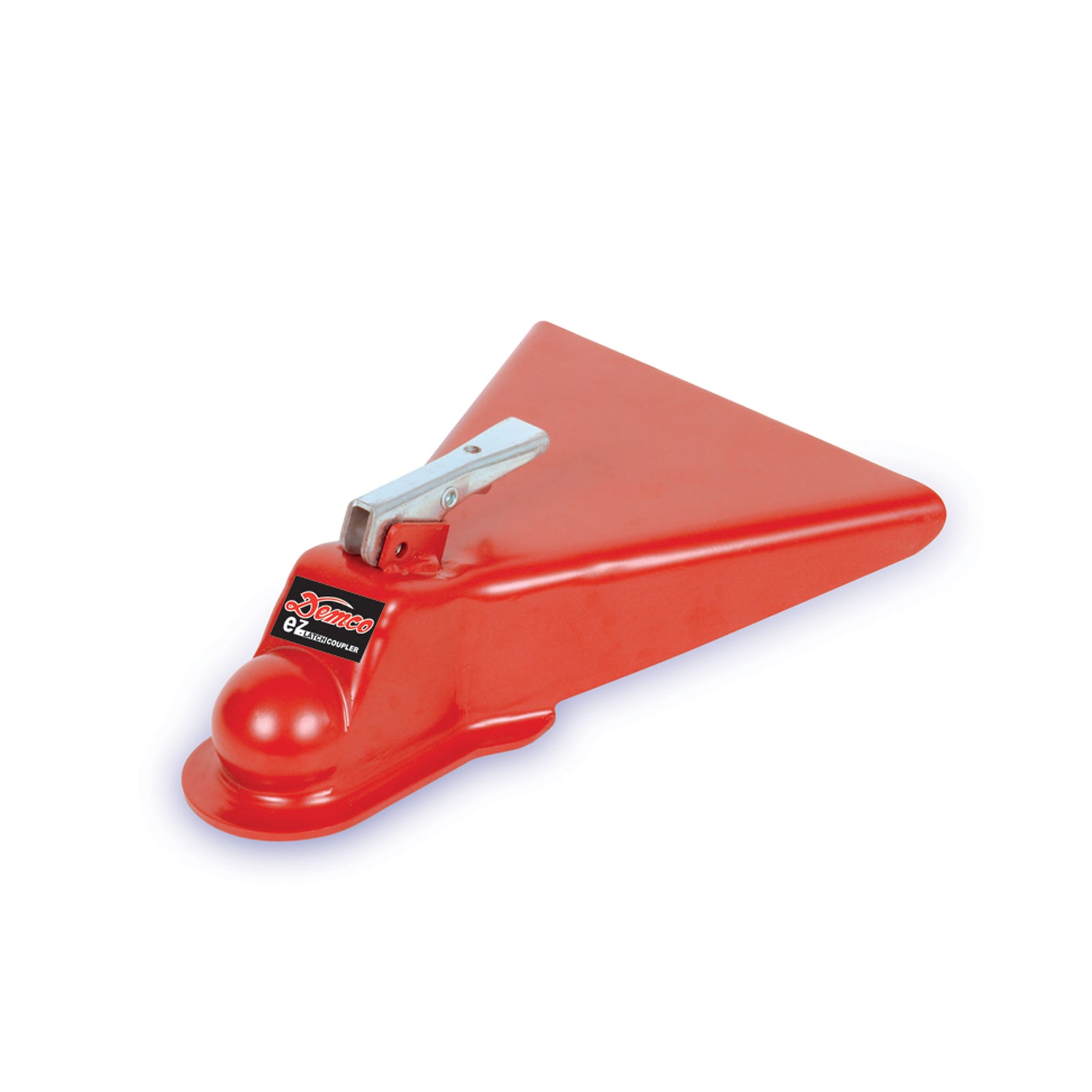 Demco 15337-97 EZ Latch 2-5/16" 21K GVWR 50° Mount A-Frame Coupler - Weld-On w/Jack Hole and Metal Handle, Primed