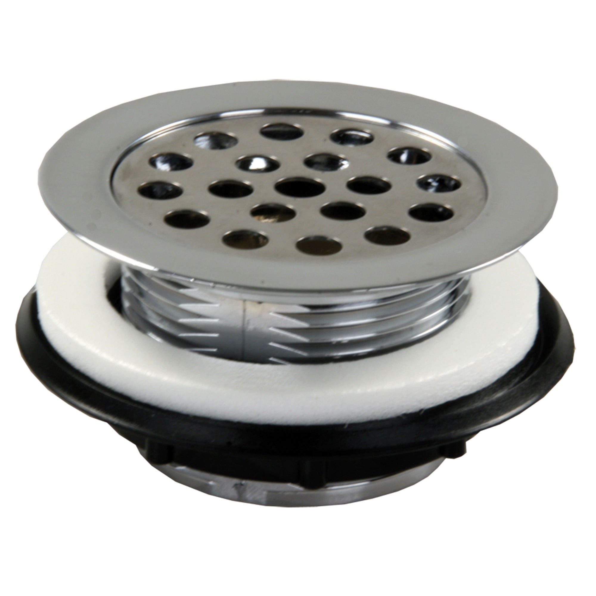 JR Products 95175 Shower Strainer with Grid - Chrome