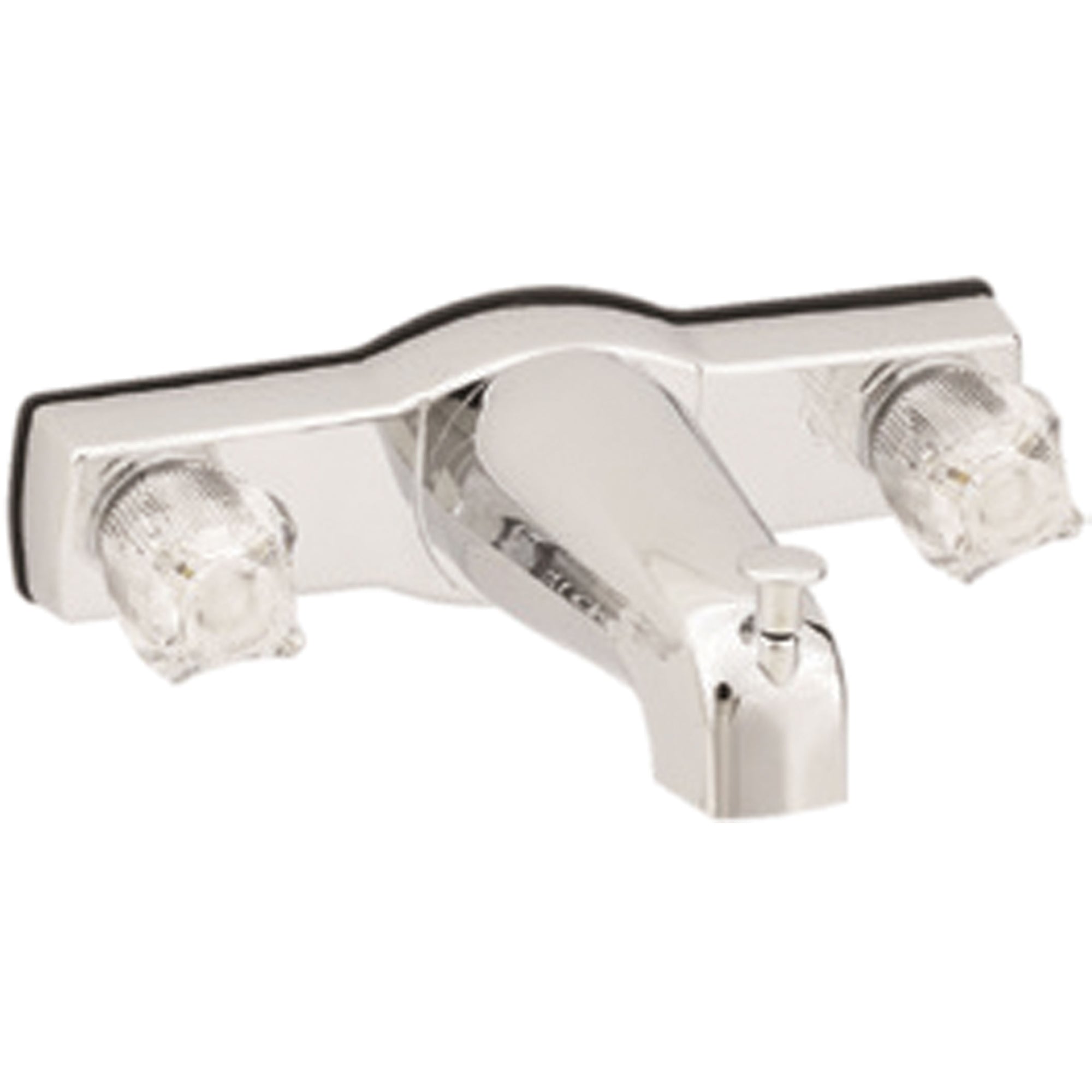Empire Brass U-YJW68-OFS RV Tub/Shower Diverter with Crystal Handles, Offset Shanks and Shower Head - 8", Chrome