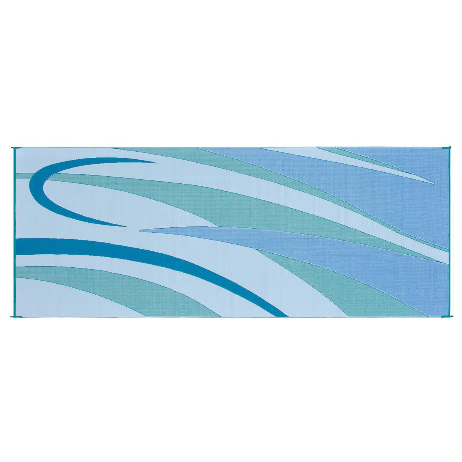 Ming's Mark GB5 Stylish Camping Reversible Graphic Patio Mat - 8' x 16', Burgundy/Black