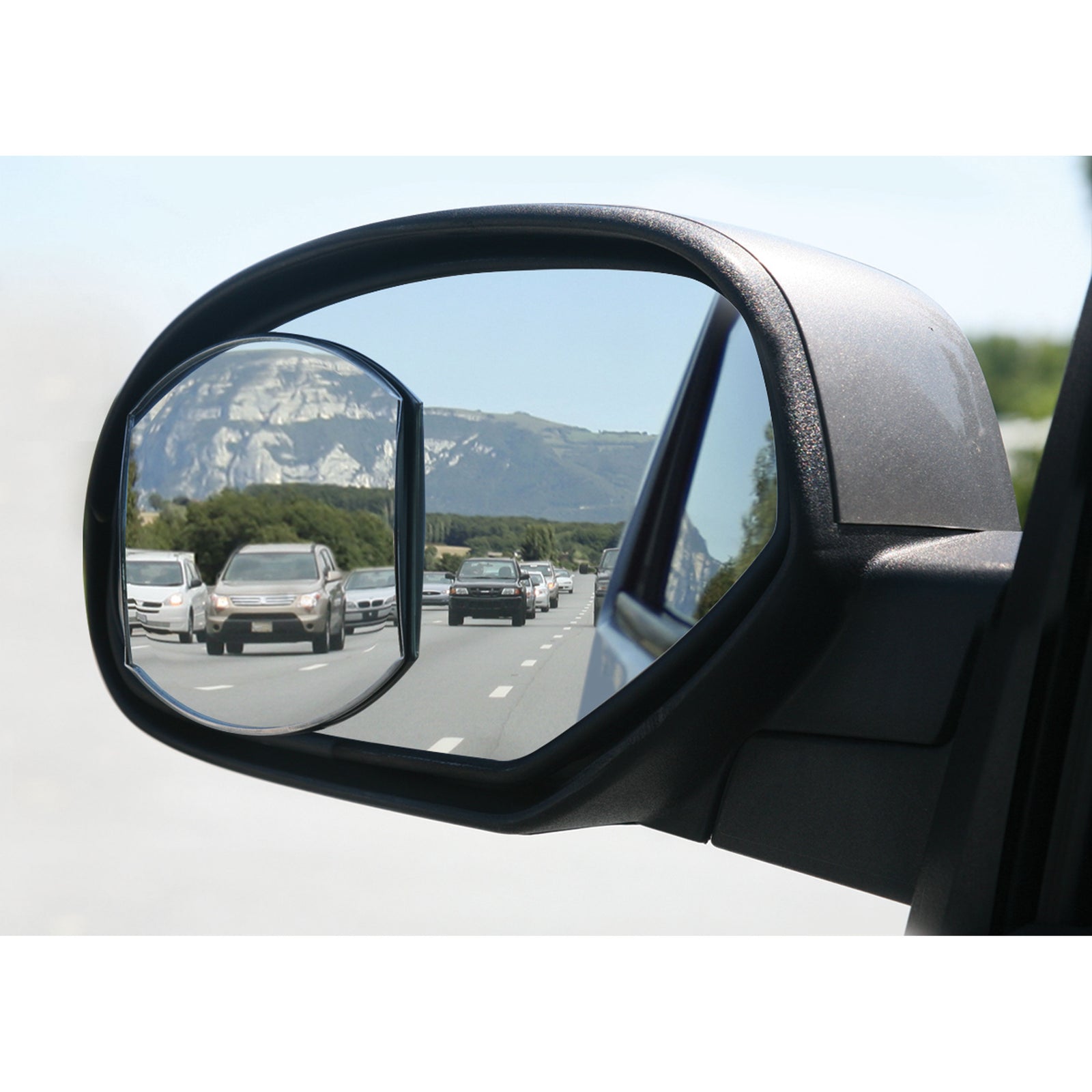 Camco 25603 Blind Spot Mirror - Convex, 4" X 5.5"