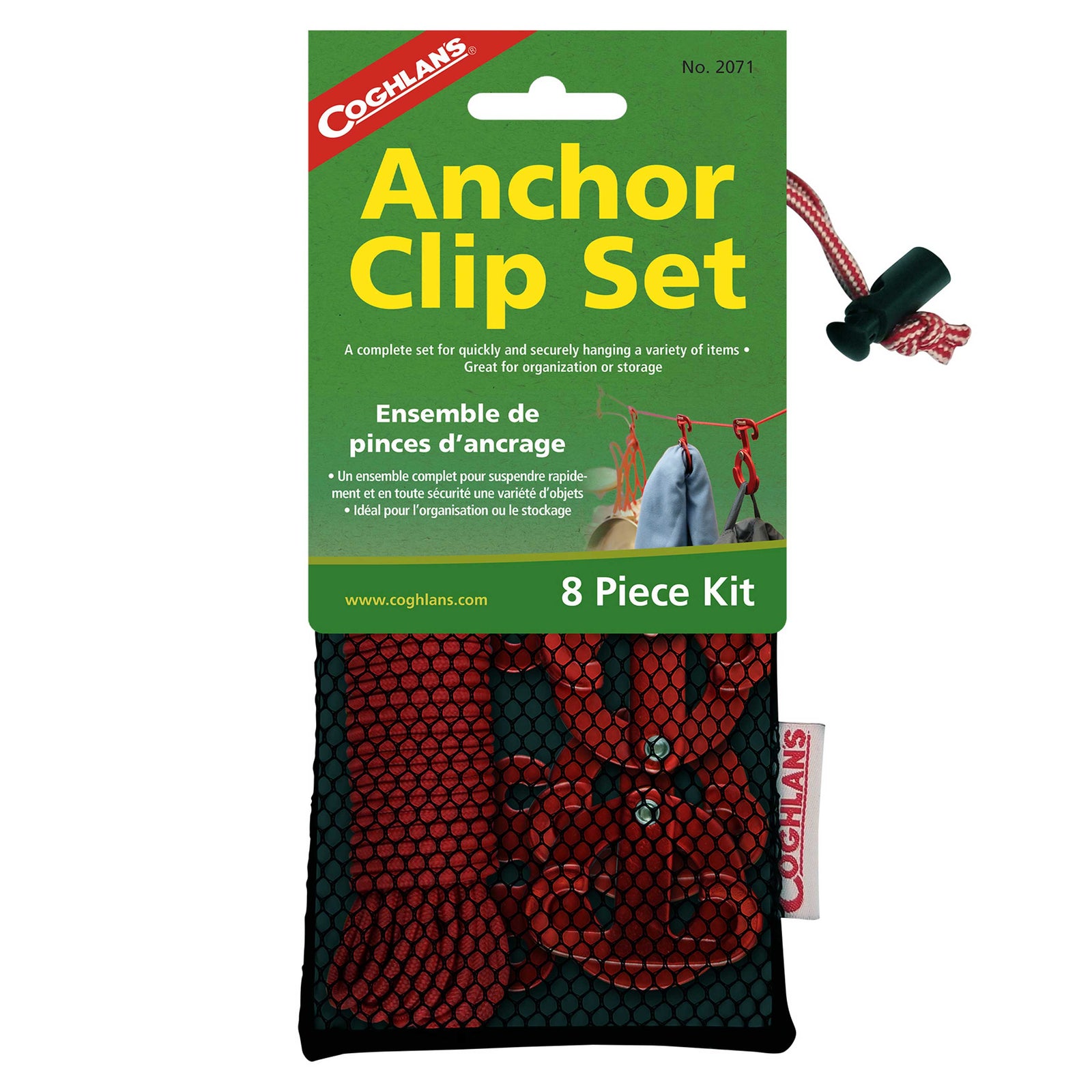 Coghlan's 2071 Anchor Clip Set - 8 Piece