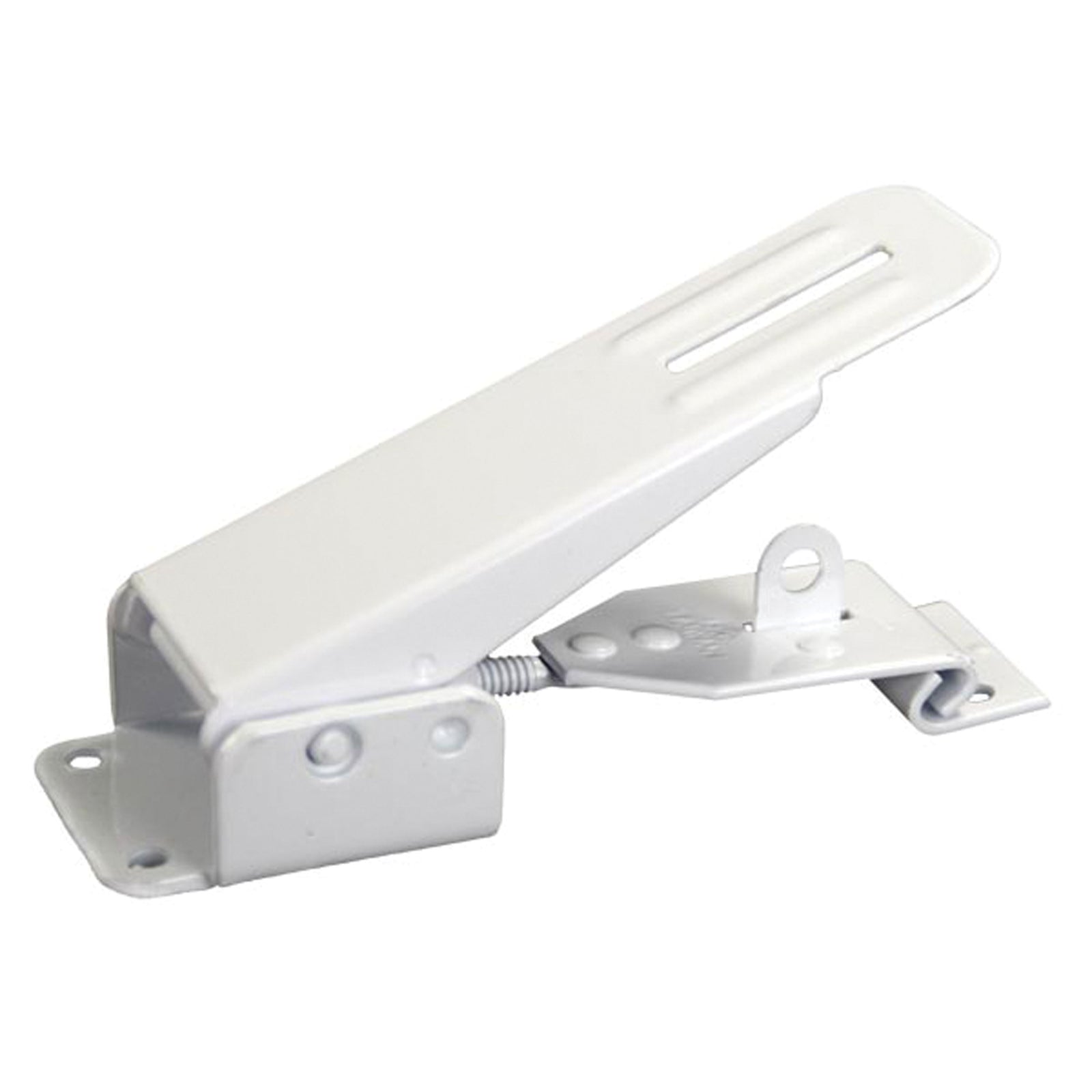 JR Products 10845 Fold Down Camper Latch and Catch - White