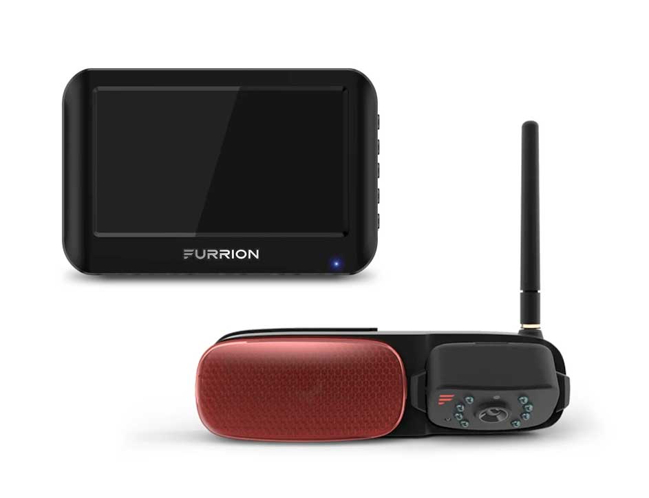 Furrion 2021123891 Vision S 4.3" Single Rear Camera System with Marker Light