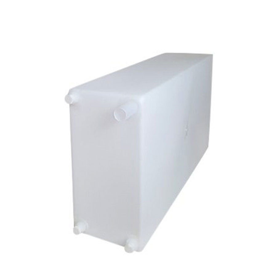 Icon 12731 Fresh Water Tank with 1/2" FTP and 1-1/4" Filler WT2467 - 30" x 16" x 8", 15 Gallon