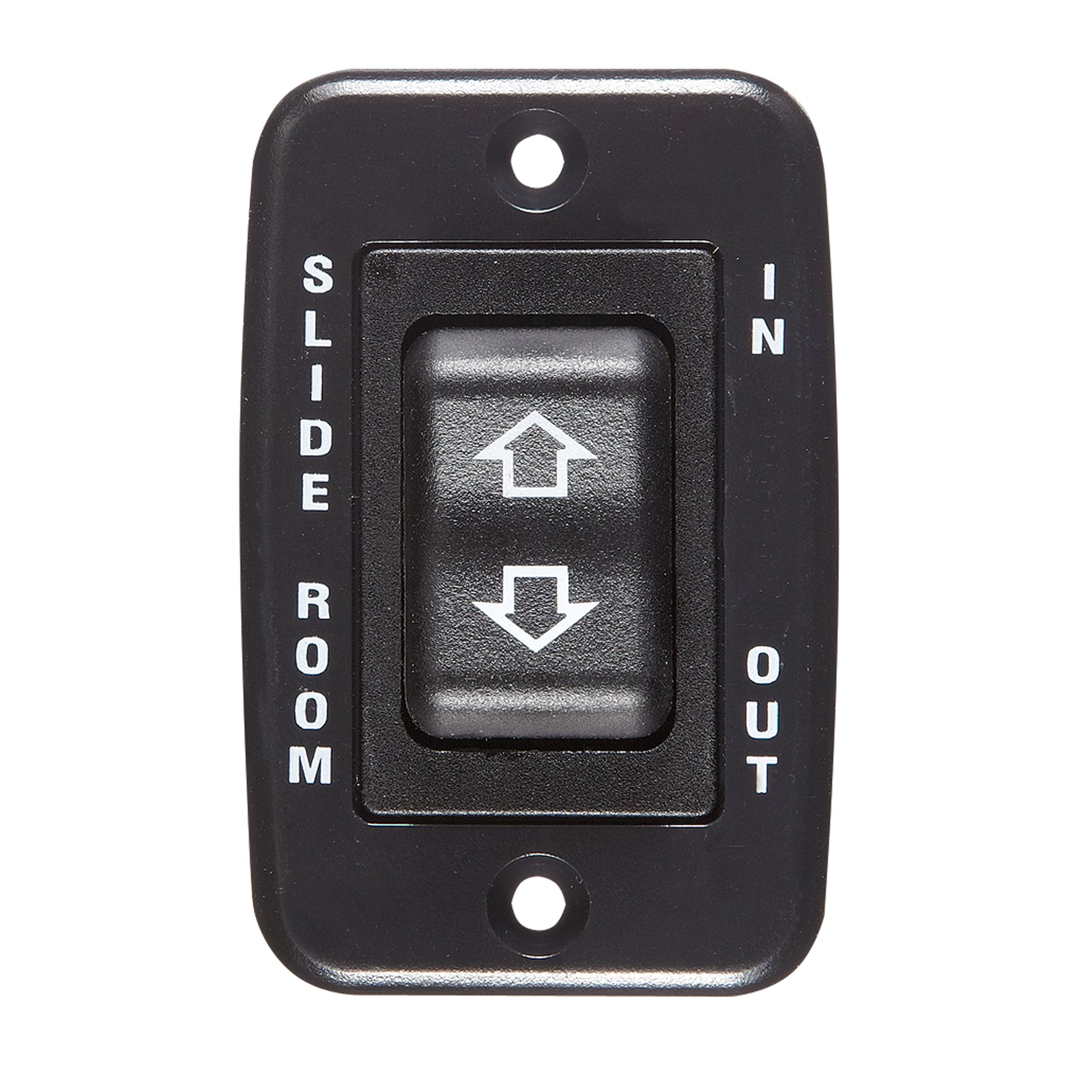 RV Designer S141 DC Contoured Rocker Switch In/Out - 40 Amp, Black