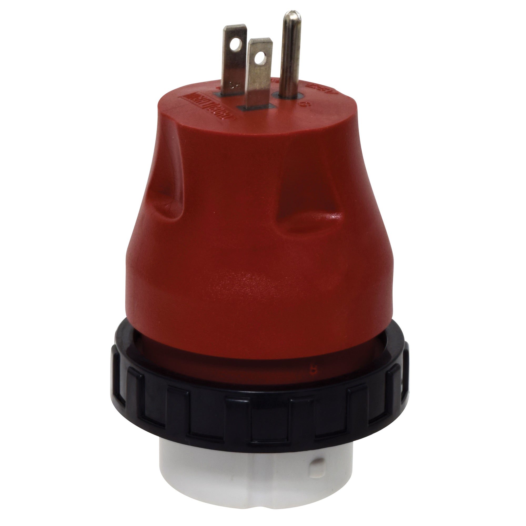 Valterra A10-1550DAVP Mighty Cord Detachable Adapter Plug - 15AM to 50AF, Red (Carded)