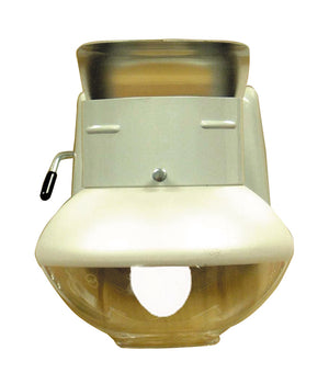 Humphrey 9RW Opalite Gas Light For Cottages & Cabins - Walnut