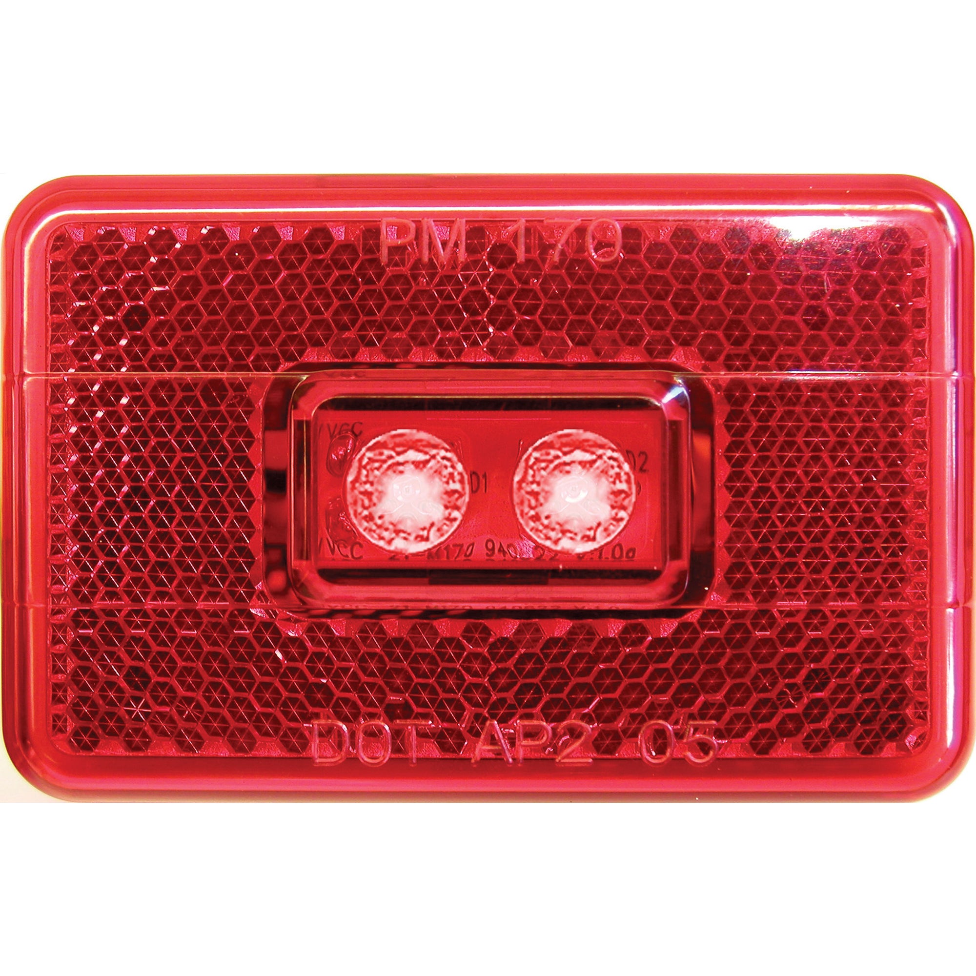 Peterson V170R The 170 Series Piranha LED Clearance/Side Marker Light with Reflex - Red