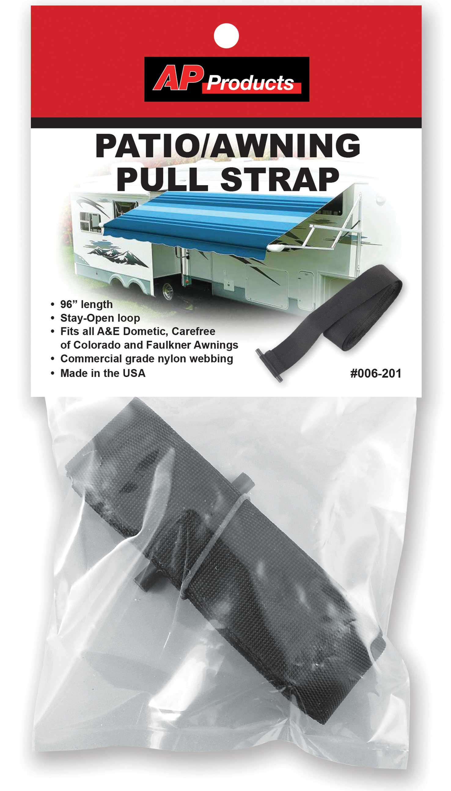 AP Products 006-201 Patio/Awning Pull Strap - 96"