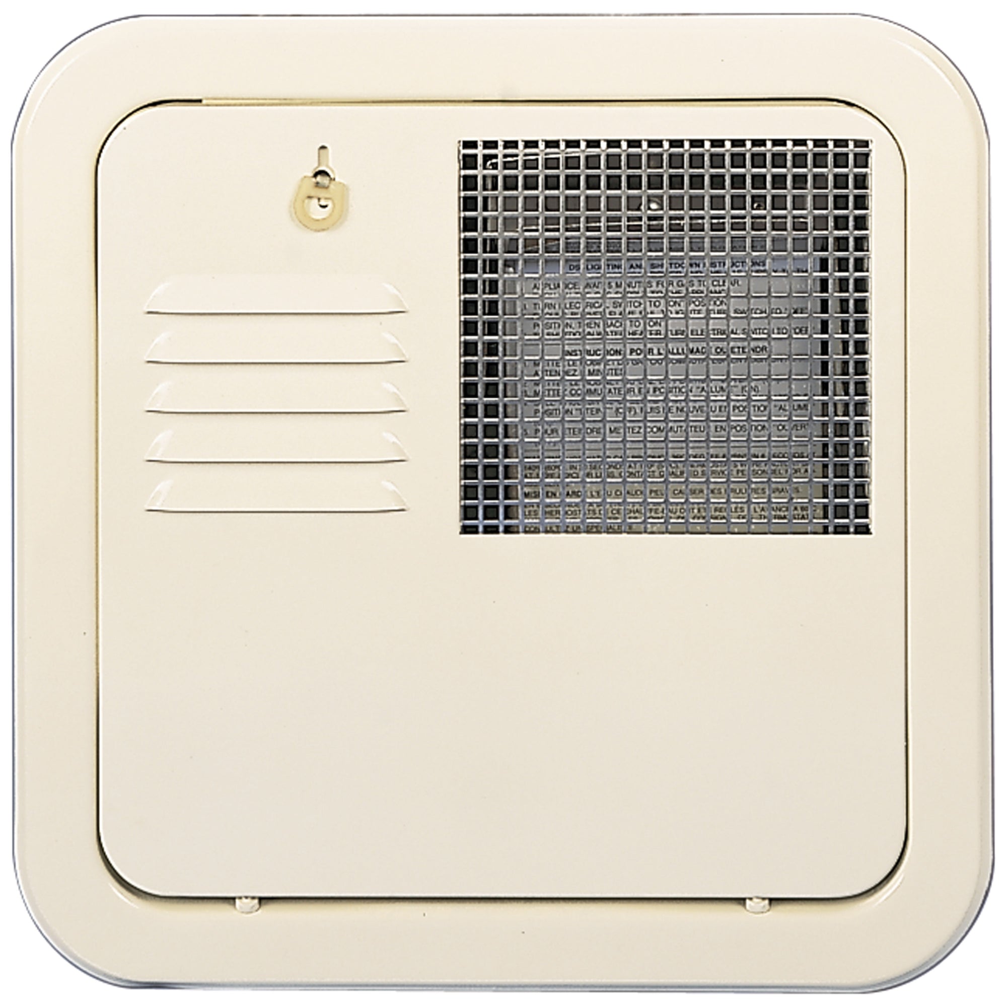 Suburban 6255ACW Flush Mount 6 Gallon Water Heater Door - Colonial White