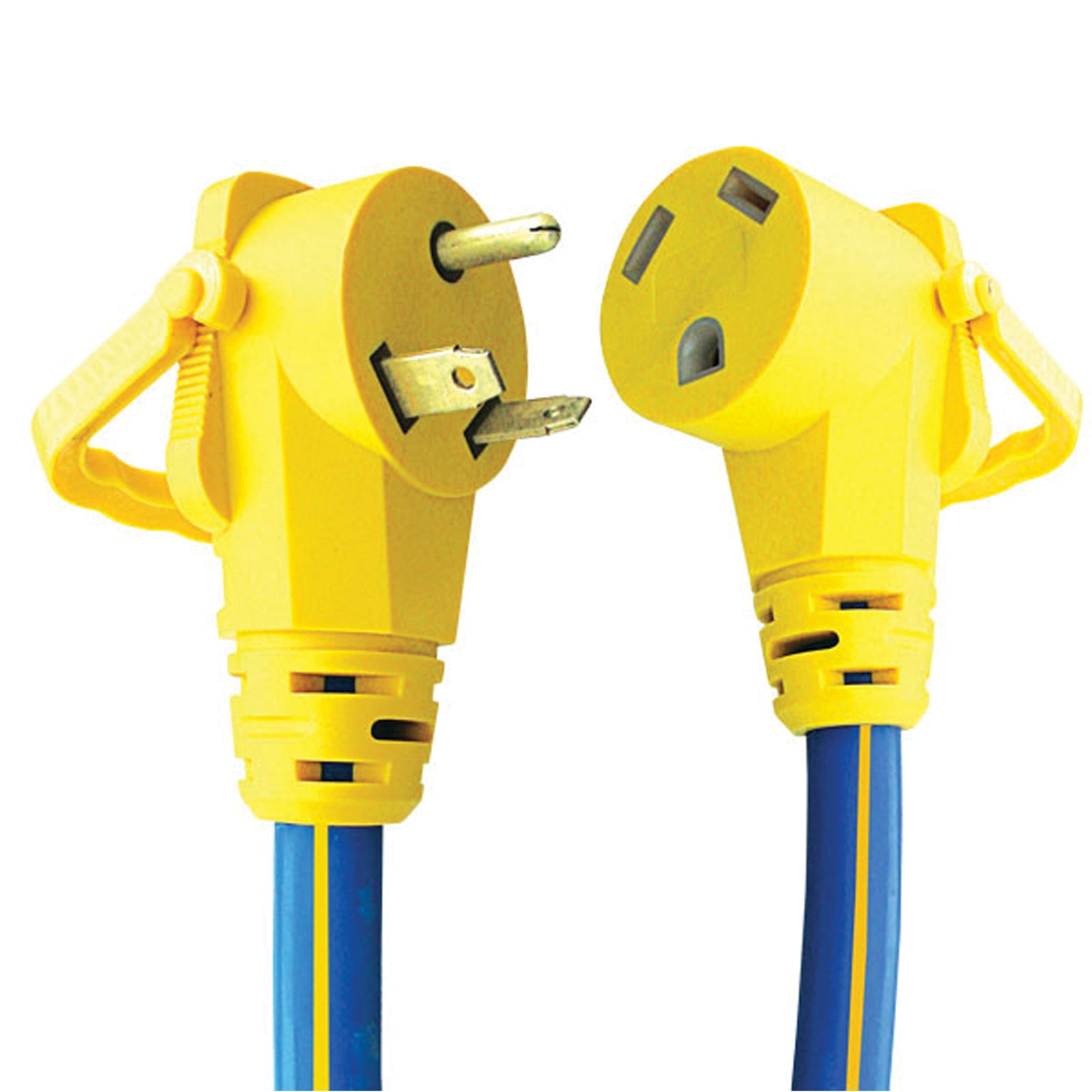 Voltec 16-00507 E-ZEEGRIP STW 1-Outlet RV Extension Cord 10/3 Gauge TT30P/TT30R - 30A, 15'