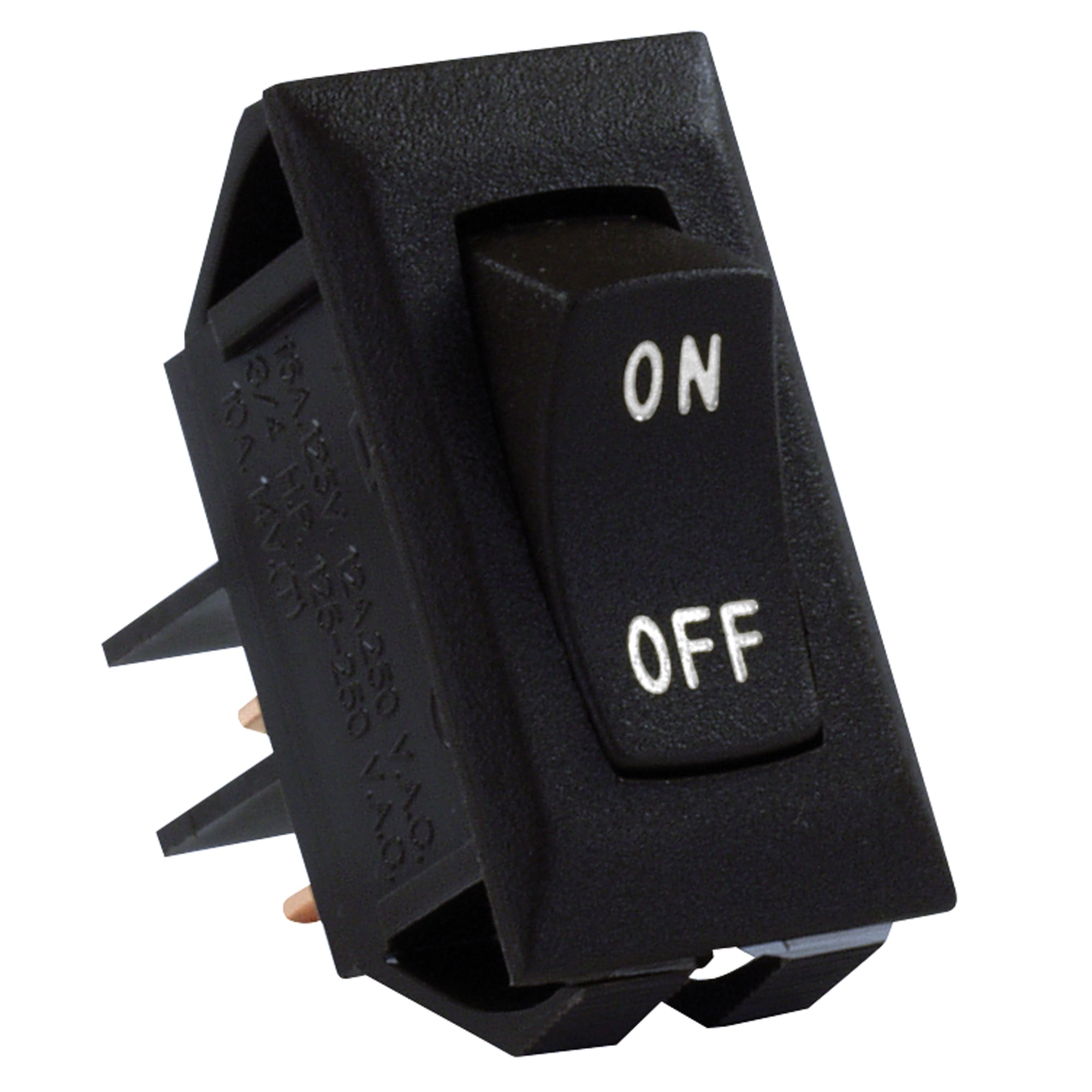 JR Products 12591-5 Labeled On/Off Switches, Pack of 5 - Black