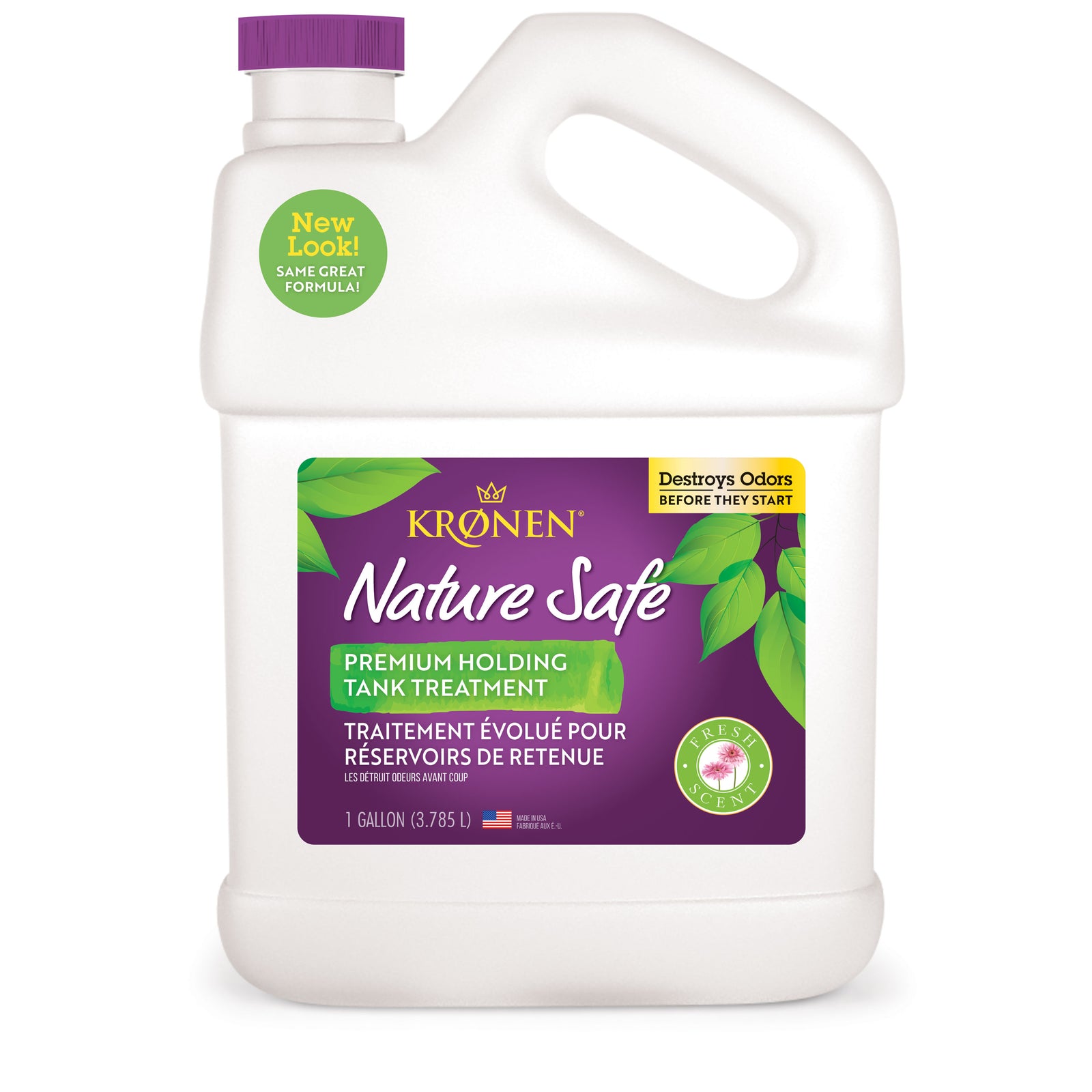 Kronen KHT003 Premium Holding Tank Treatment – RV & Marine Waste Digestor with Odor Control & Waste Liquefying Formula – 128 oz.