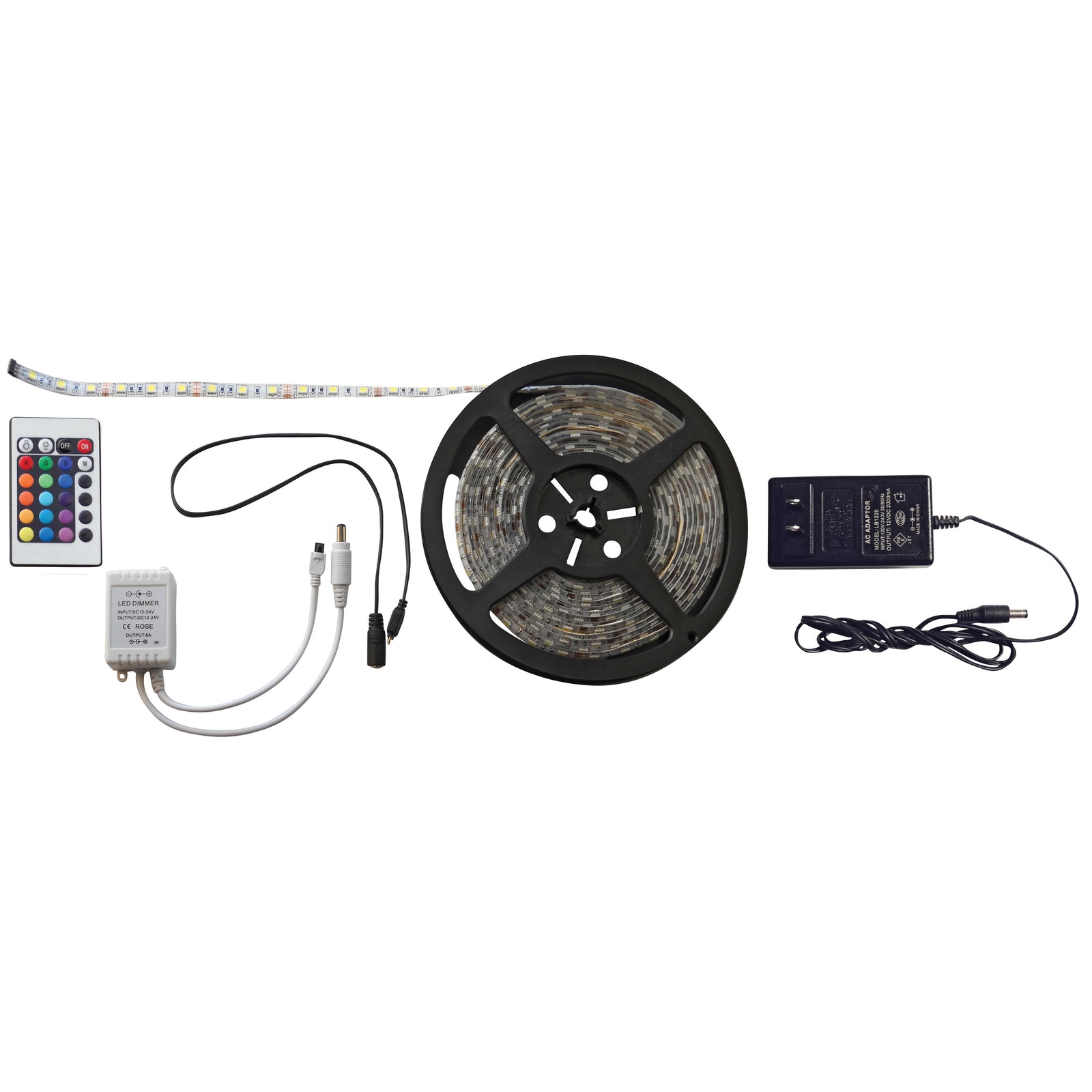 Diamond Group DG52694 LED Strip Light Kit - 33', Multicolor