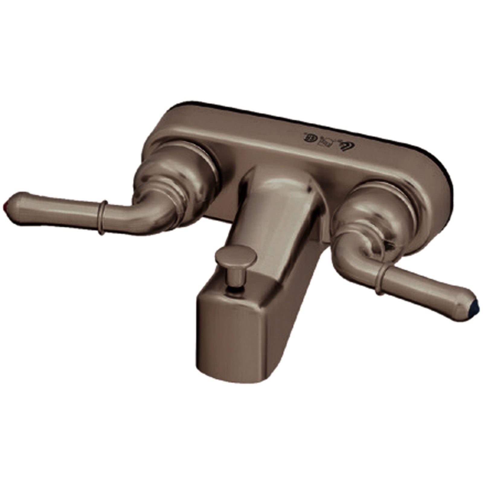 Empire Faucets U-YOB41VBOB 4" Non-Metallic Tub/Shower Diverter with Teapot Handles - Oil Rubbed Bronze