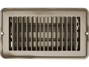 RV Designer H874 Metal Dampered Vent Register - 4" x 10", Tan