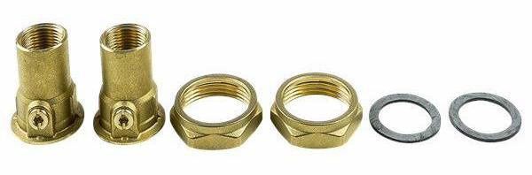 Grundfos 519852 Bronze Union Threaded Isolation Valve Set - 3/4" NPT