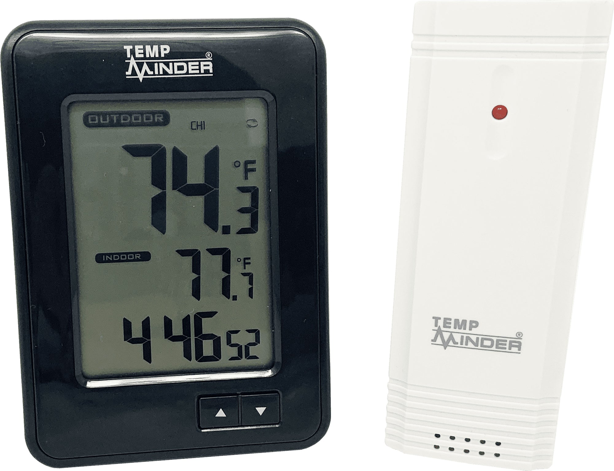 Valterra TM22259VPP TempMinder Compact Wireless Thermometer with Clock